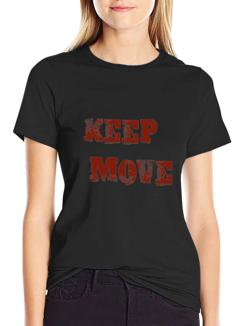 Keep Moving Graphic Tee - Stylish Mens T-Shirt