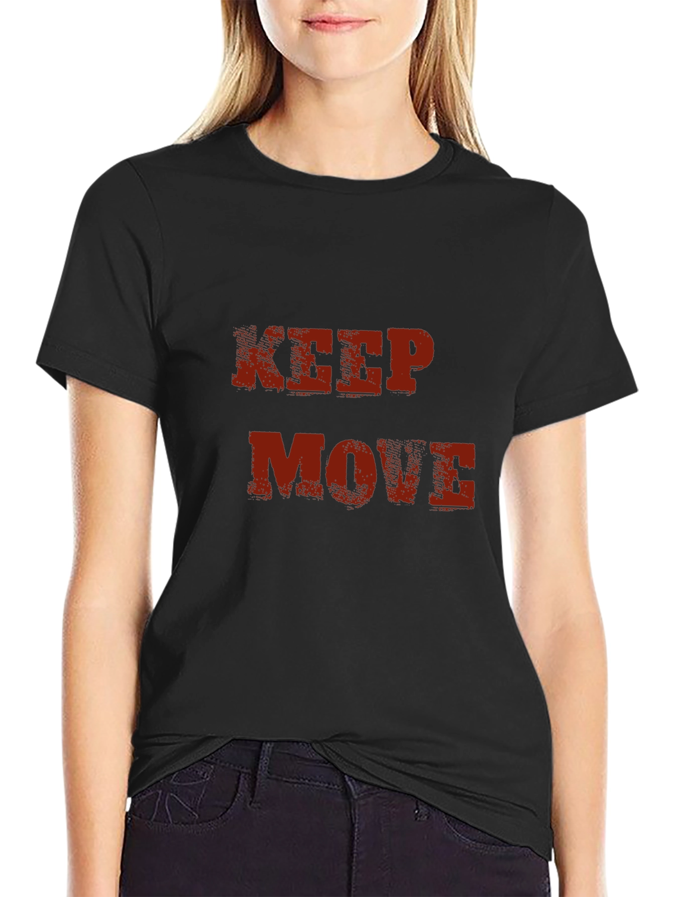 Keep Moving Graphic Tee - Stylish Mens T-Shirt