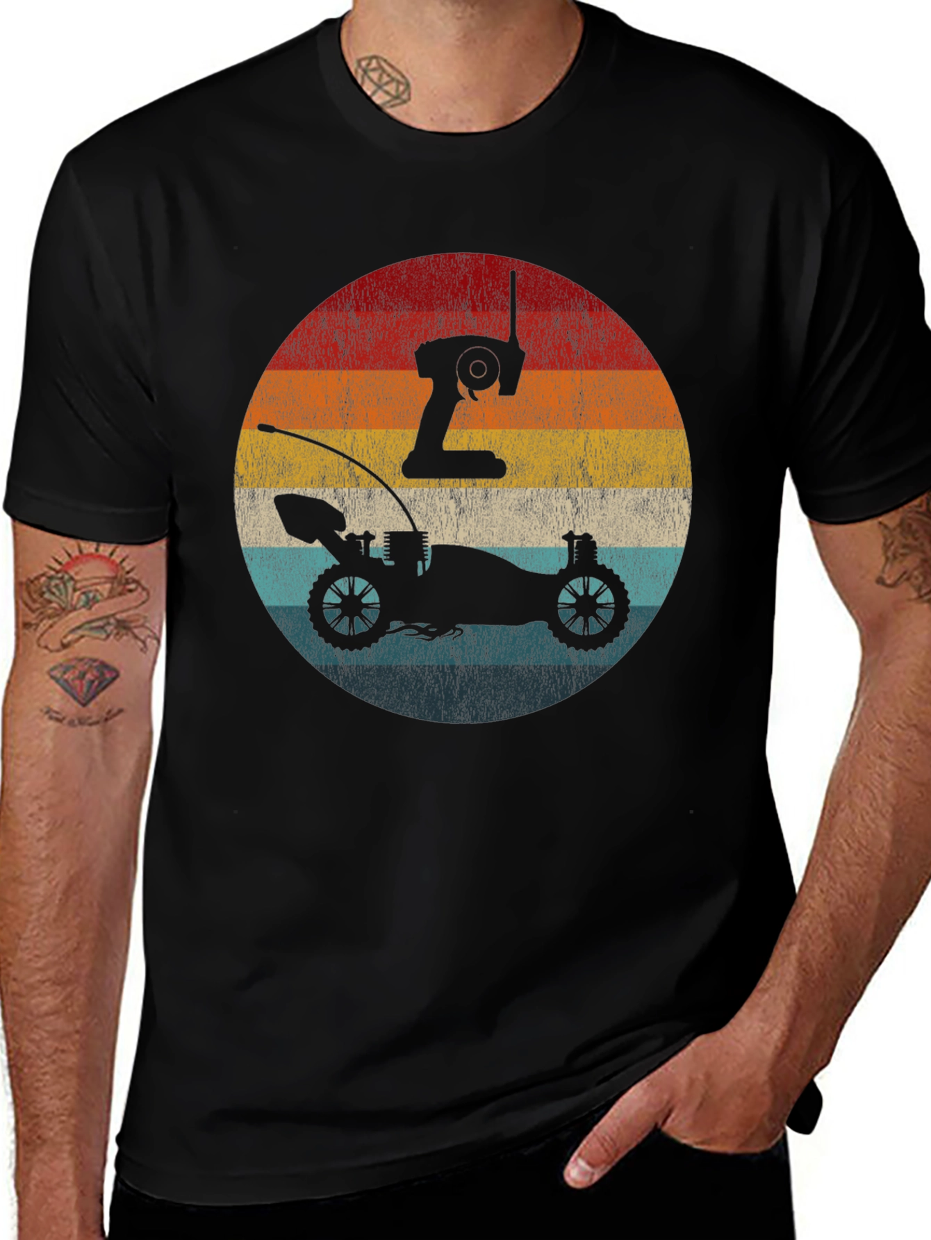 Retro RC Car & Remote T-Shirt