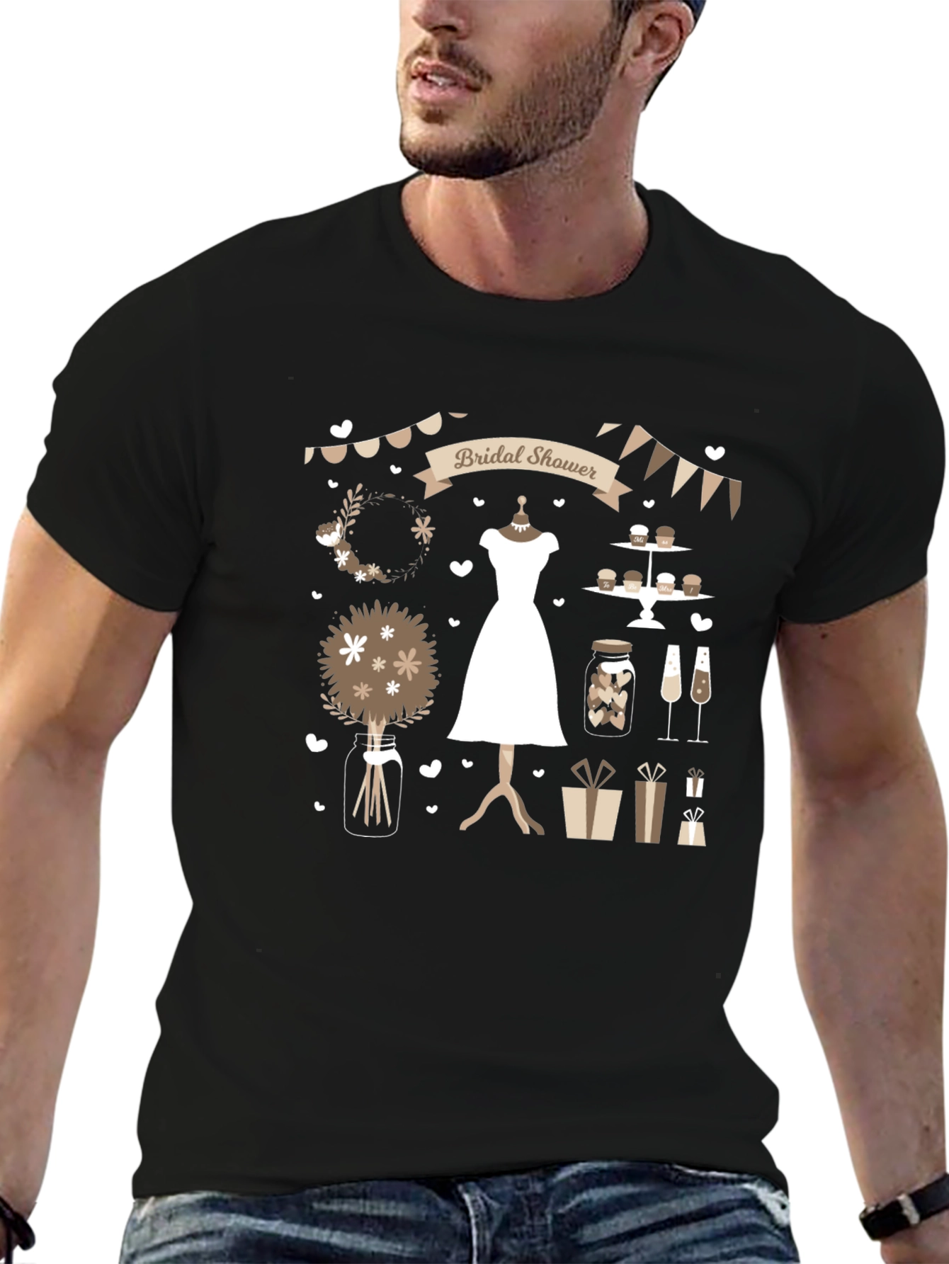 Bridal Shower Graphic Tee - Stylish Party Shirt