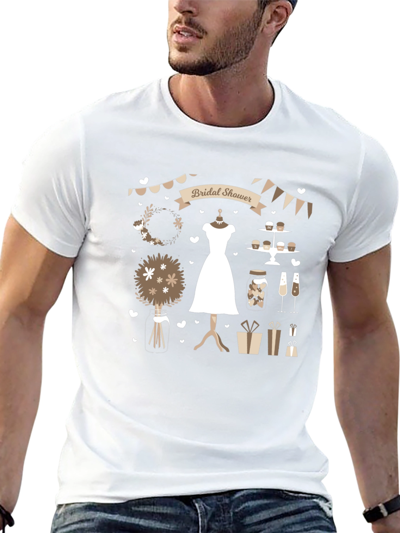 Bridal Shower Graphic Tee - Stylish Party Shirt