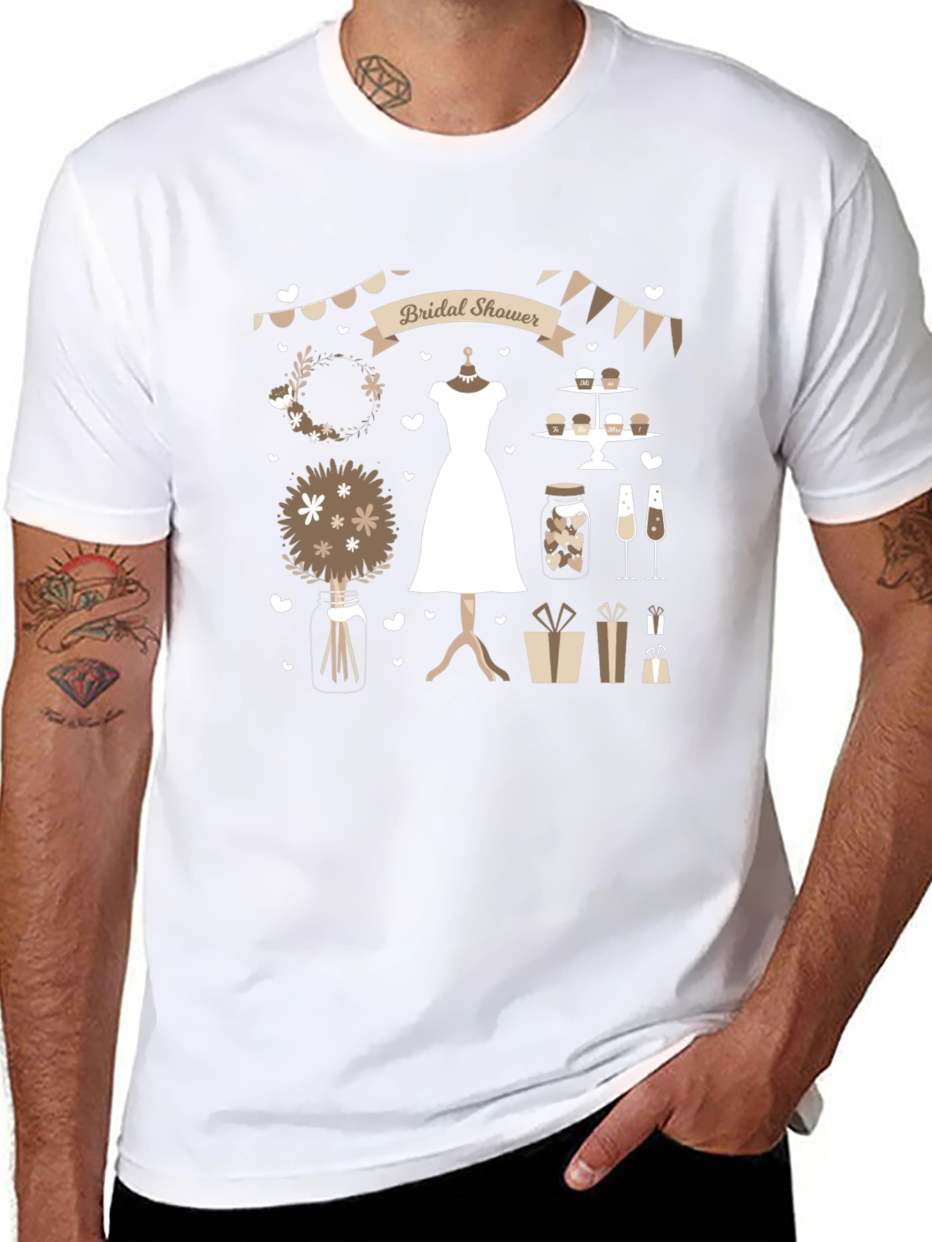 Bridal Shower Graphic Tee - Stylish Party Shirt