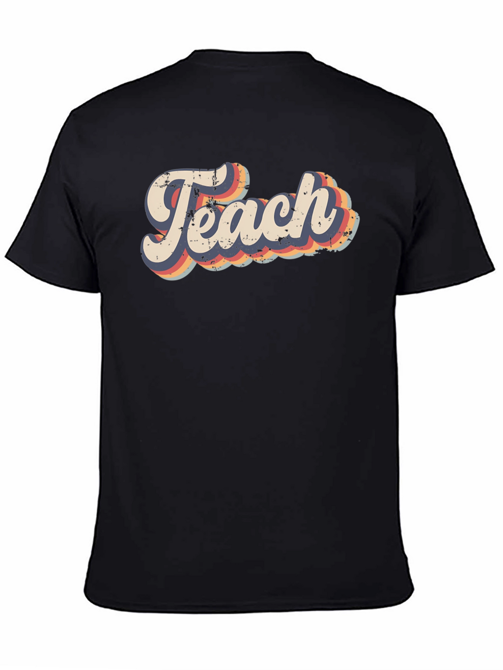 Retro Teach Graphic Tee - Teacher Appreciation Shirt