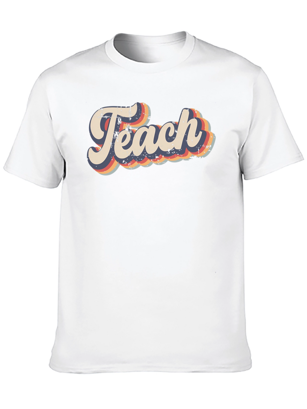 Retro Teach Graphic Tee - Teacher Appreciation Shirt