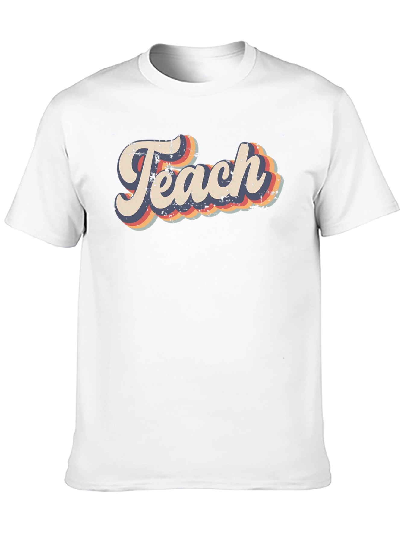 Retro Teach Graphic Tee - Teacher Appreciation Shirt