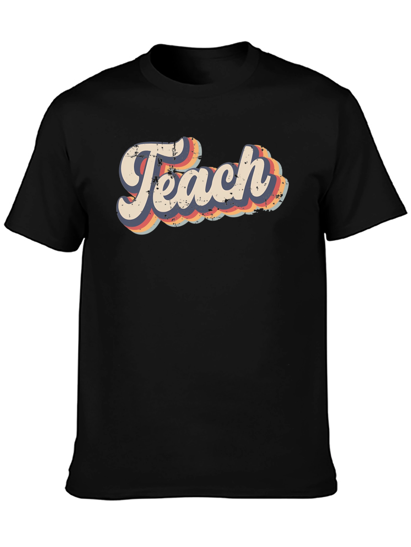 Retro Teach Graphic Tee - Teacher Appreciation Shirt