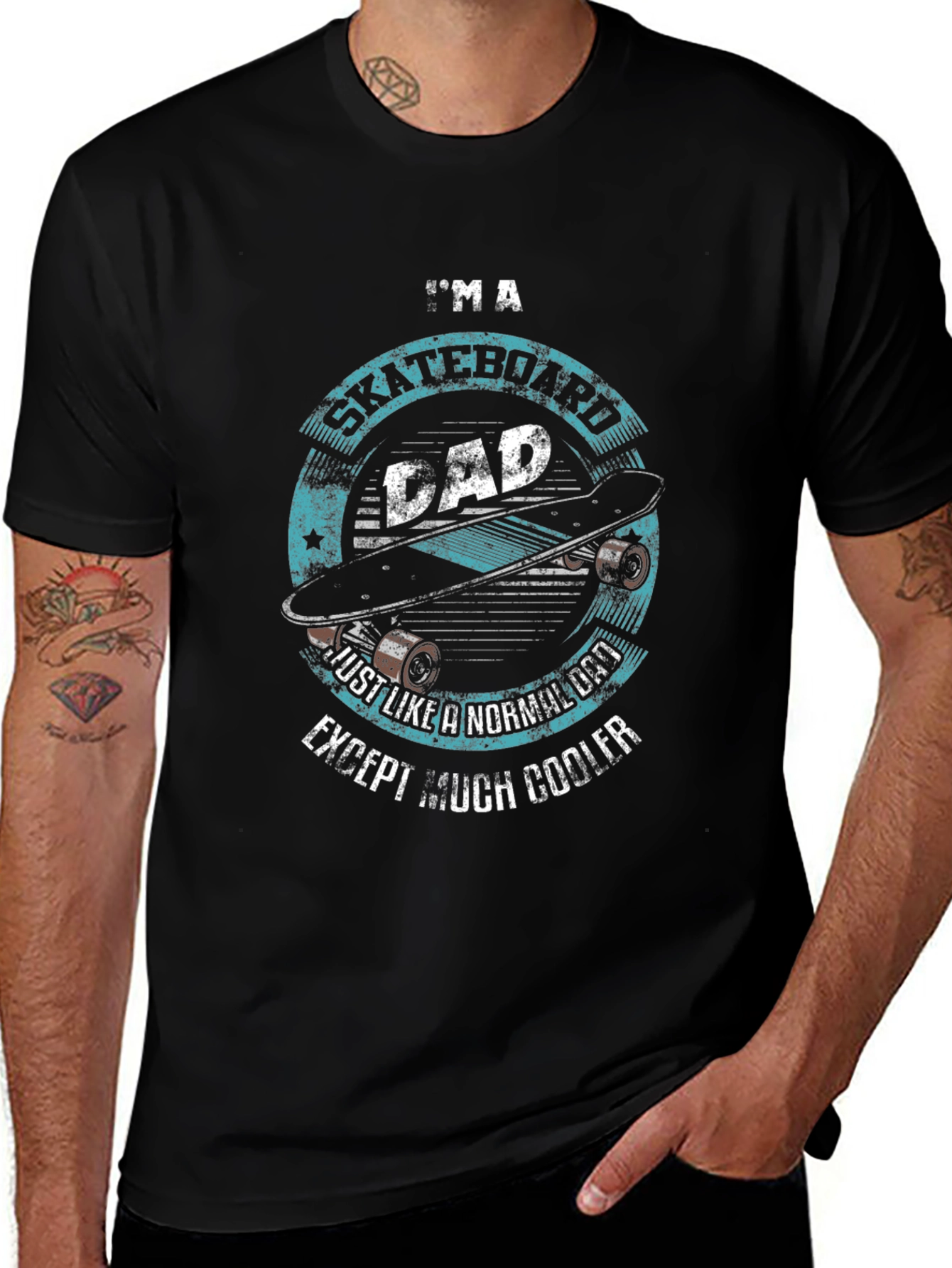 Skateboard Dad Graphic Tee - Cool & Comfortable