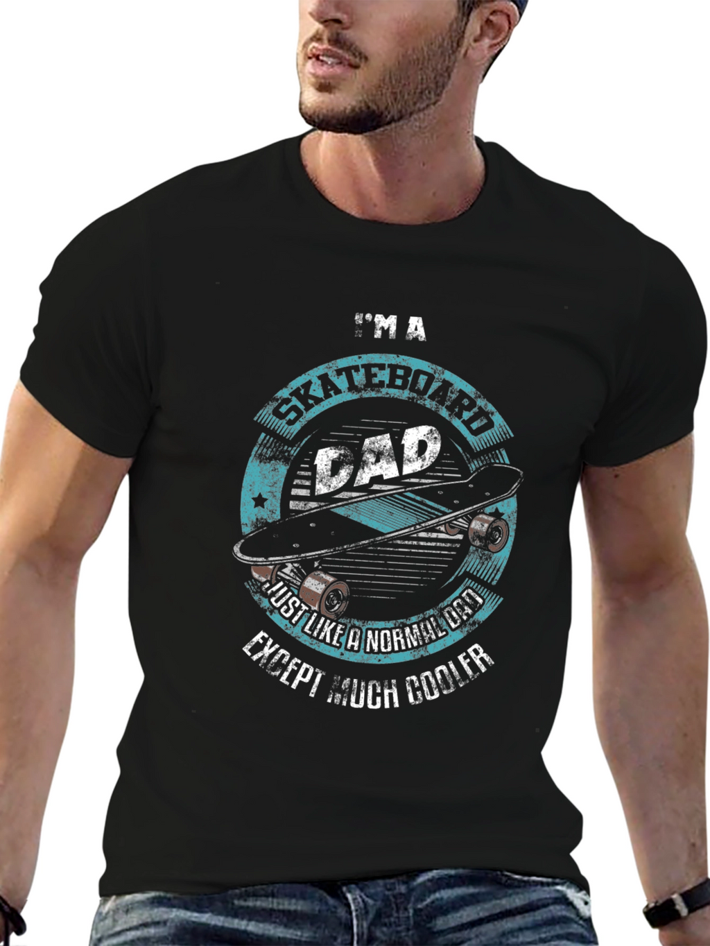 Skateboard Dad Graphic Tee - Cool & Comfortable