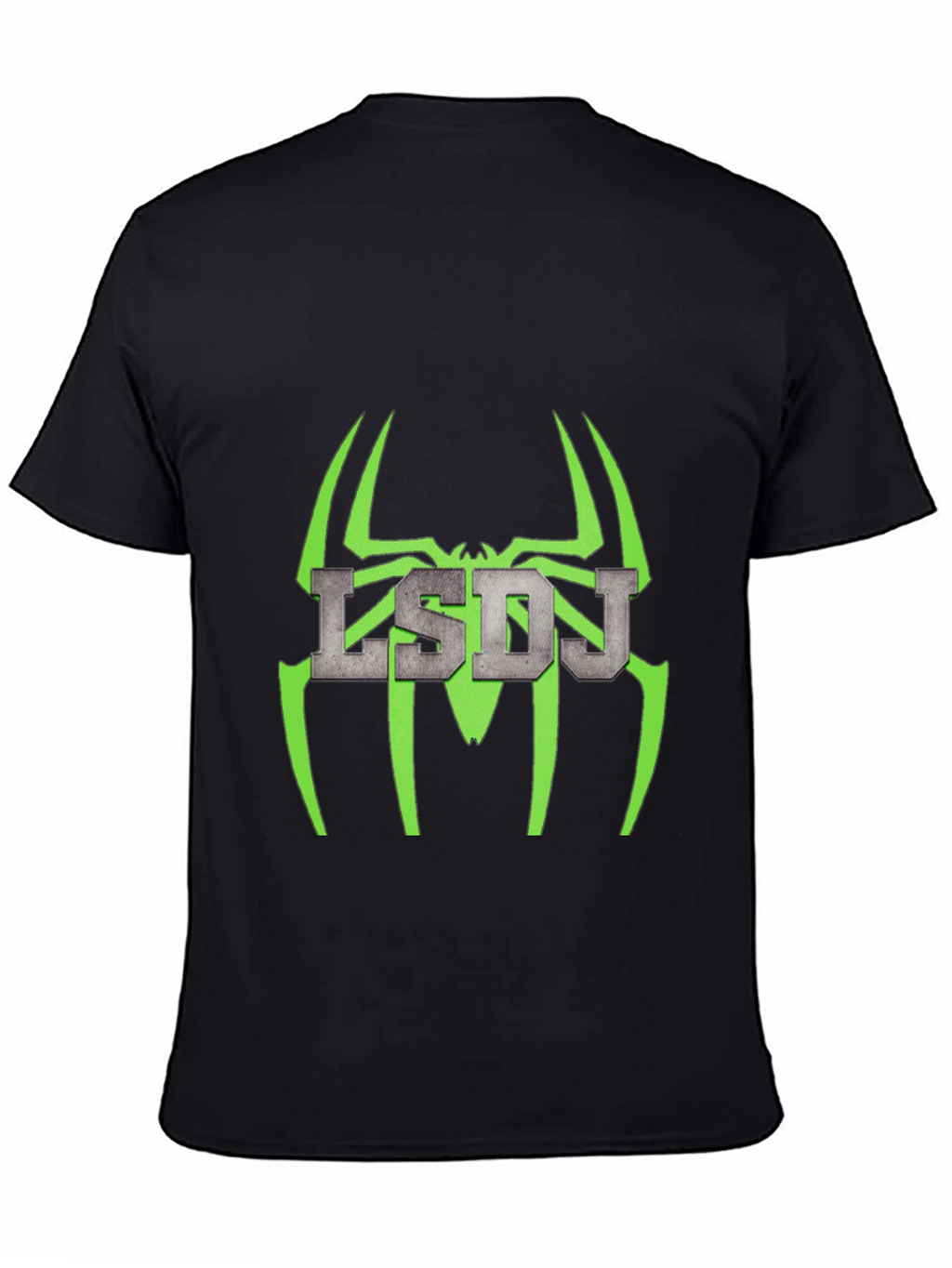 LSDJ Spider Graphic Black Tee - Gamer Style