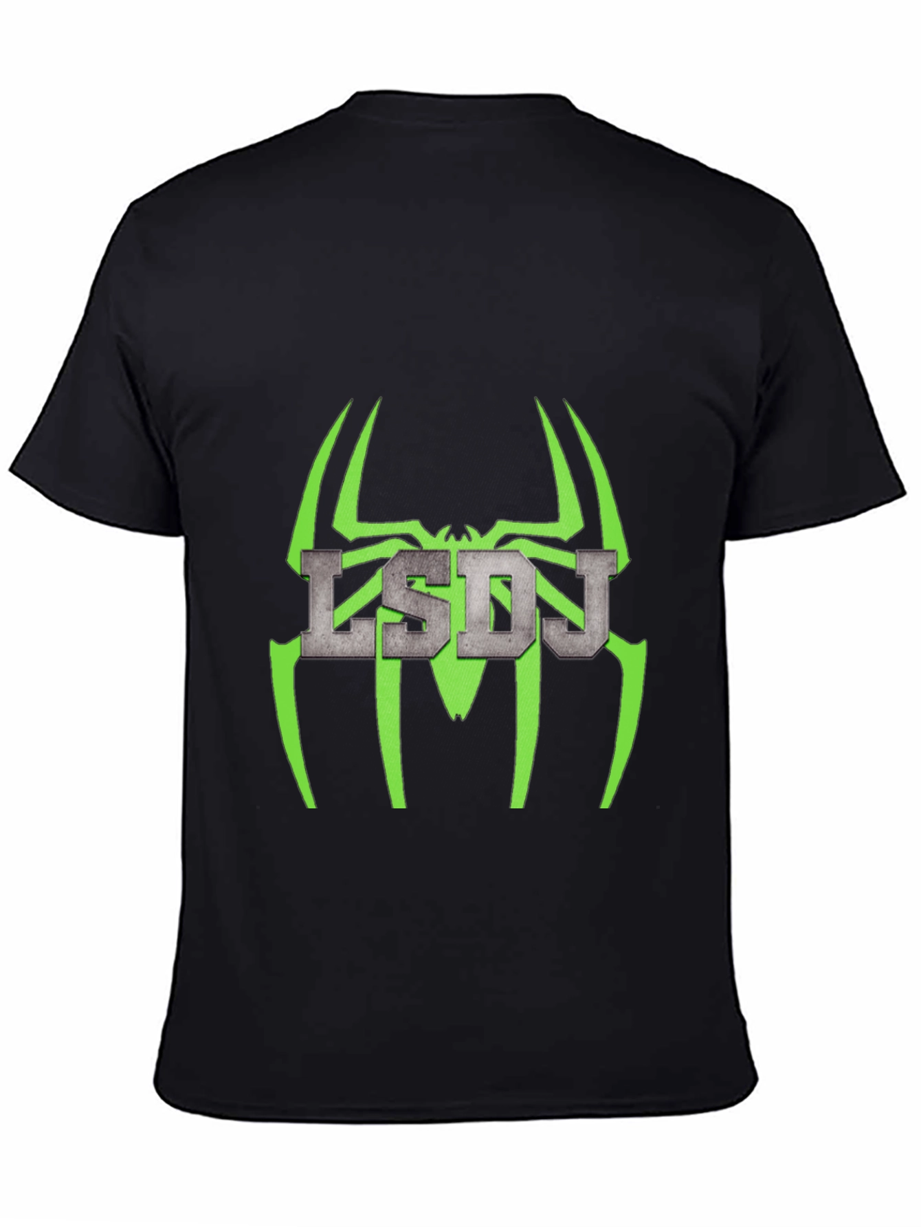 LSDJ Spider Graphic Black Tee - Gamer Style