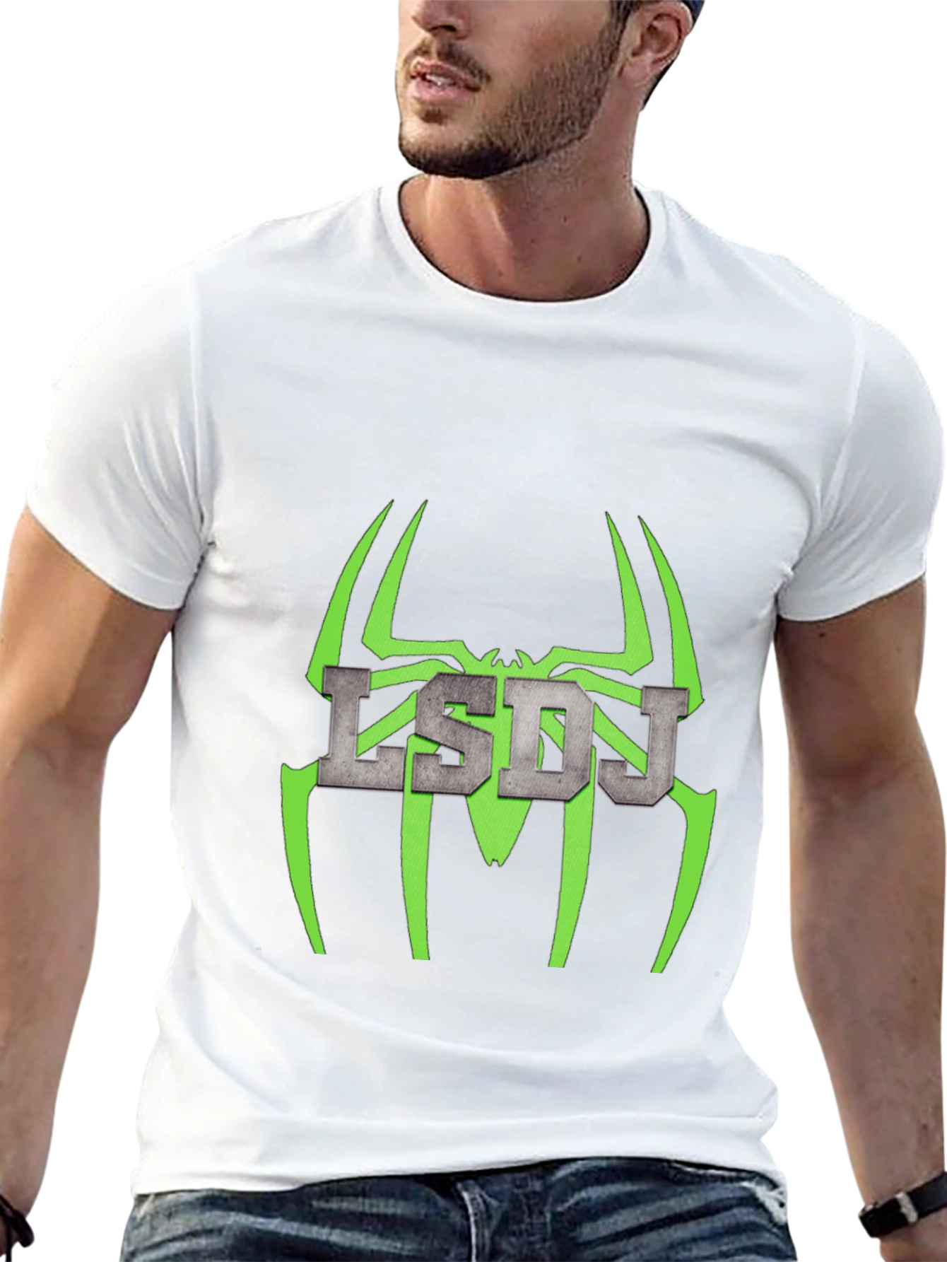 LSDJ Spider Graphic Black Tee - Gamer Style