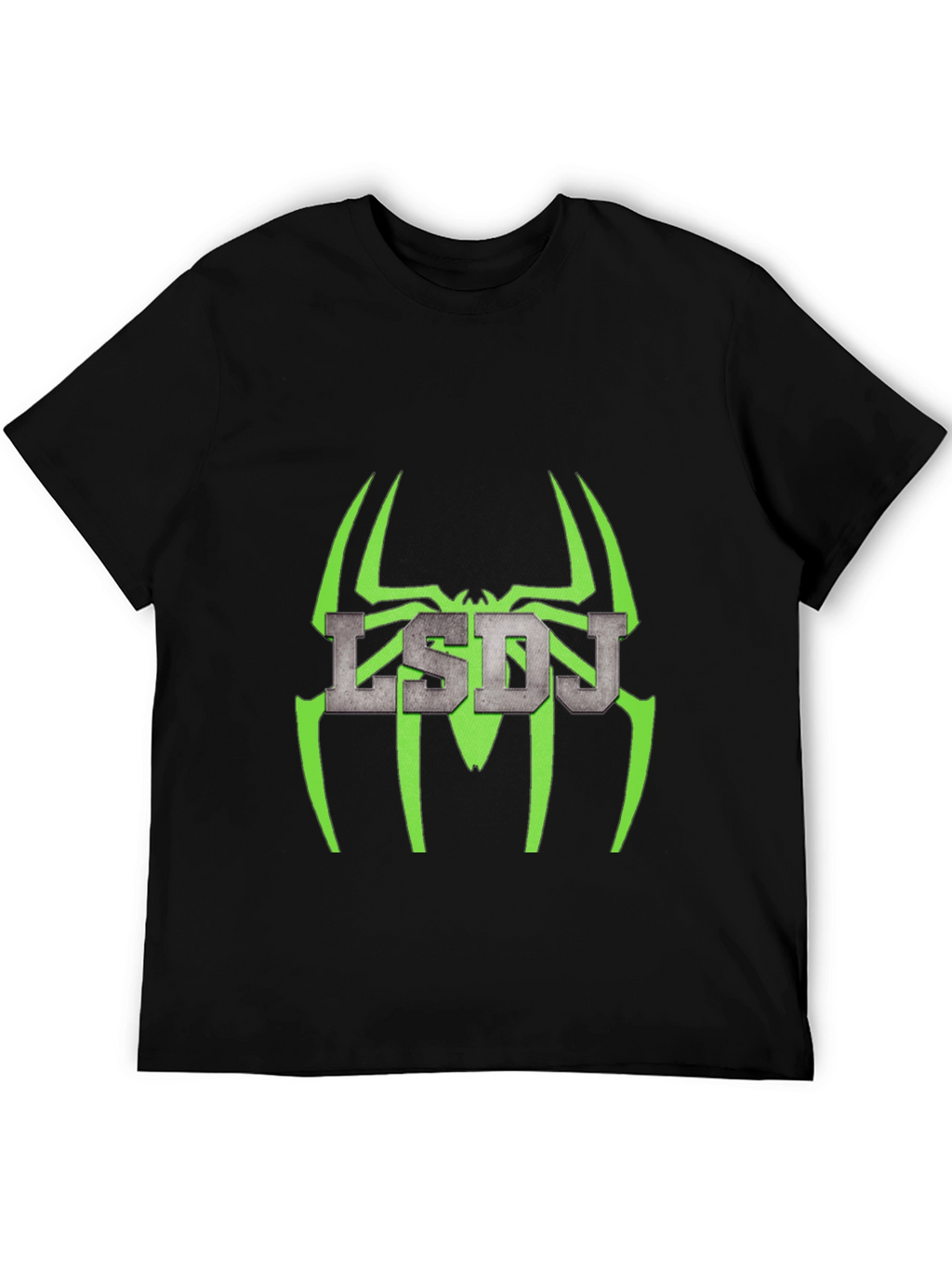 LSDJ Spider Graphic Black Tee - Gamer Style