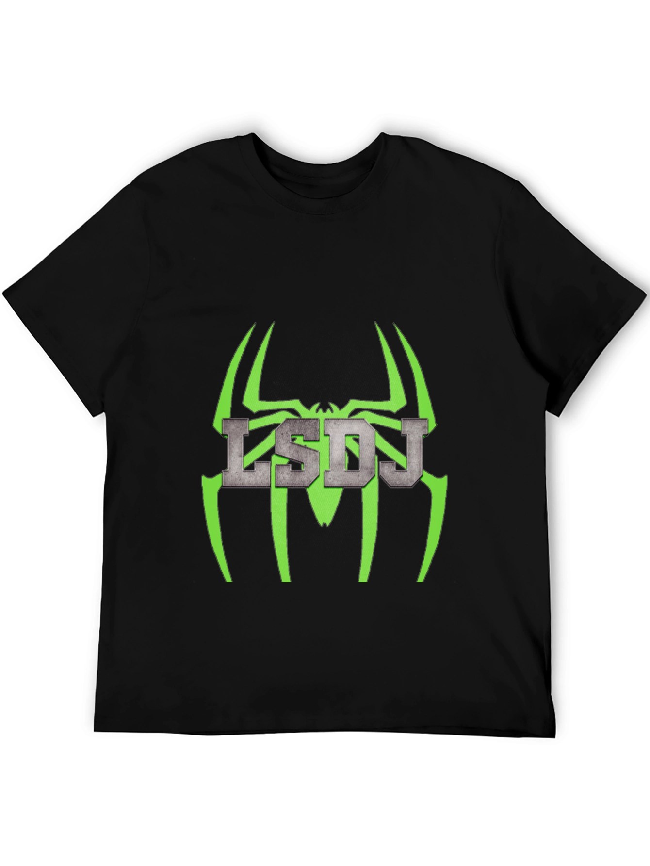 LSDJ Spider Graphic Black Tee - Gamer Style