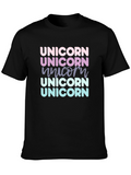 Unicorn Rainbow Text T-Shirt