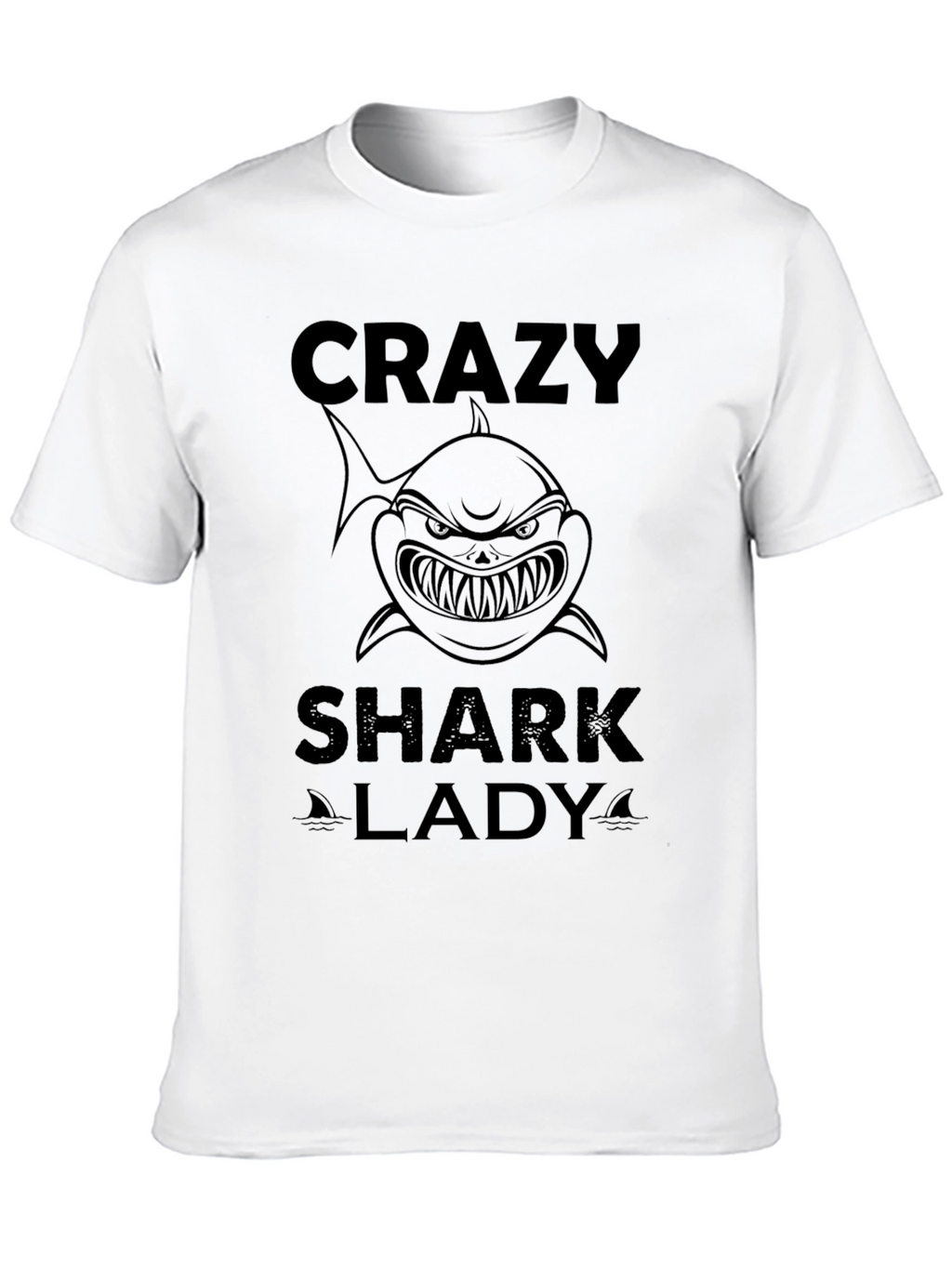 Crazy Shark Lady T-Shirt