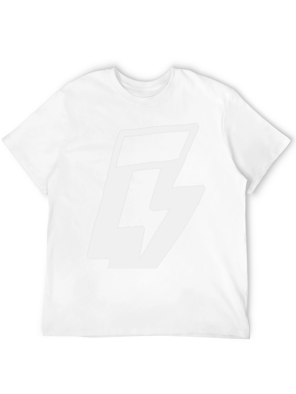 Bold Graphic Tee - Black T-Shirt with White Logo