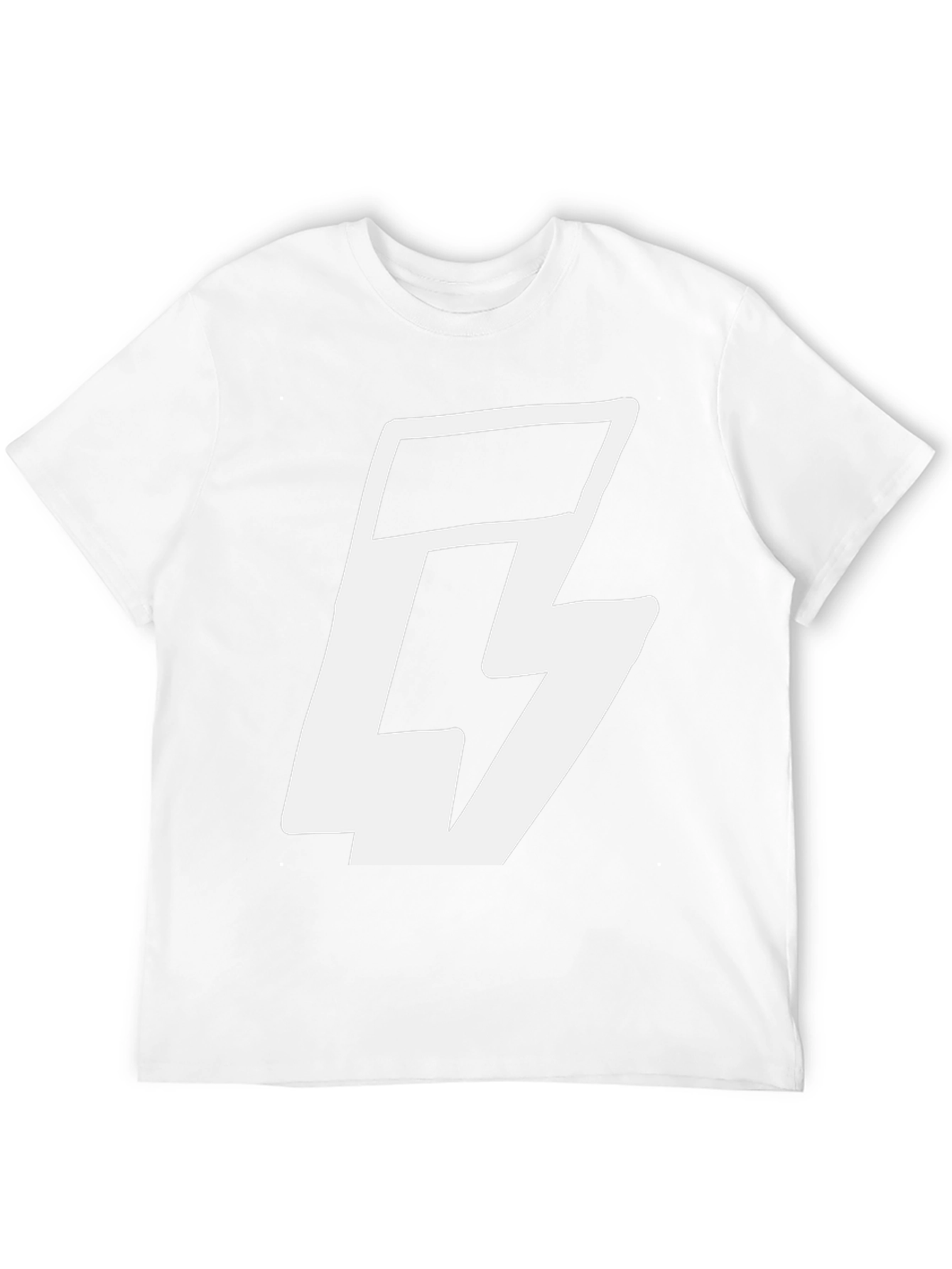 Bold Graphic Tee - Black T-Shirt with White Logo