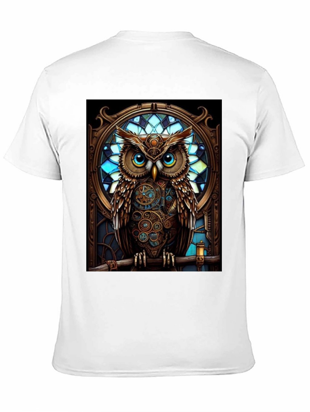 Steampunk Owl Graphic T-Shirt