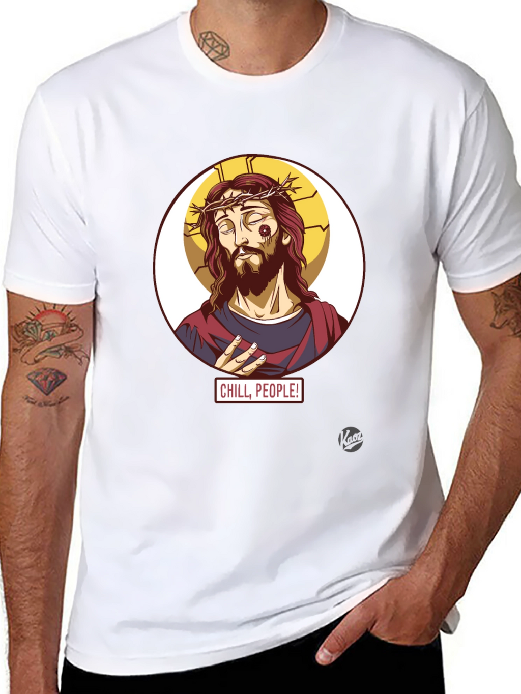 Chill People! Jesus T-Shirt - Cool Graphic Tee