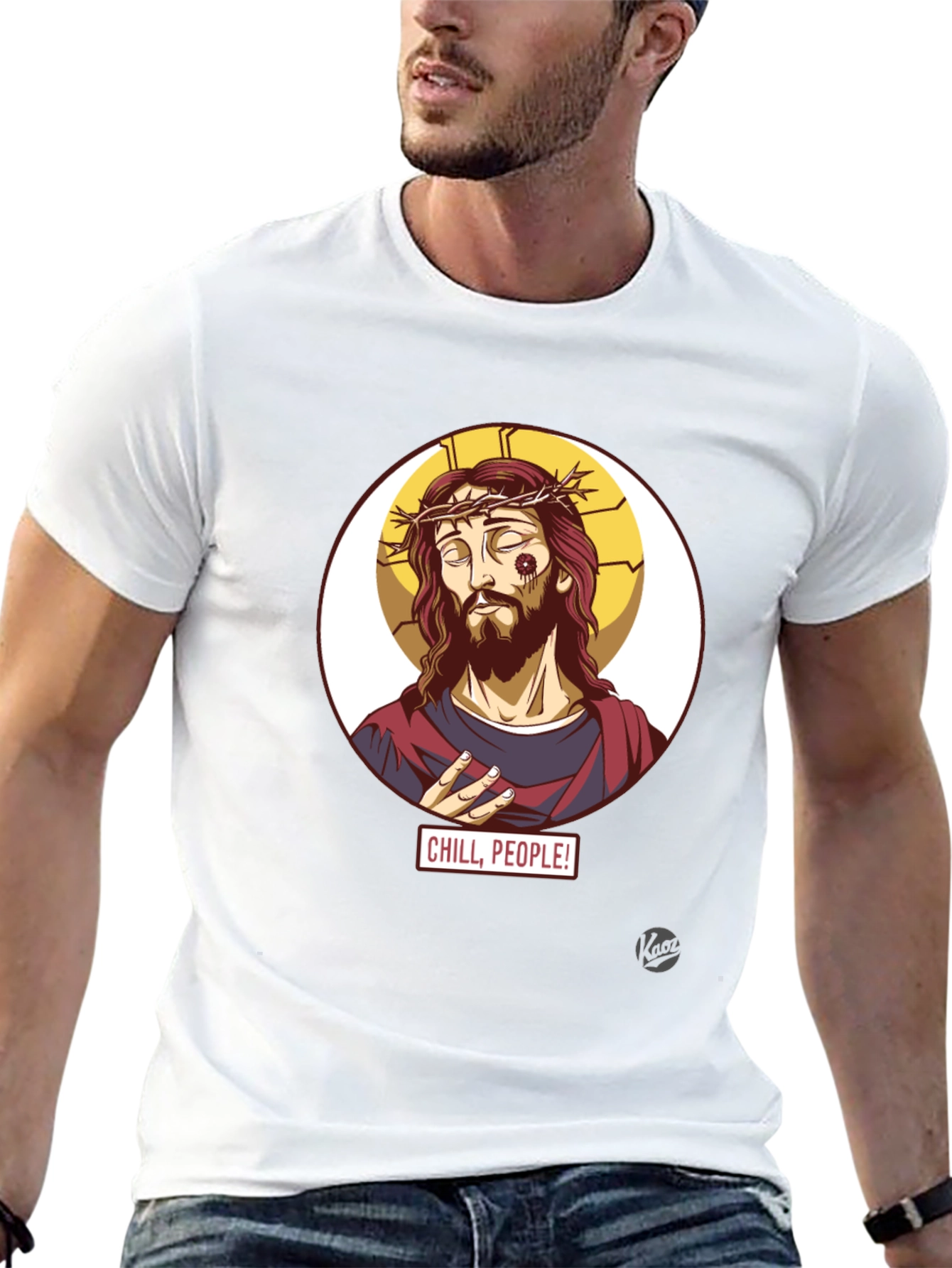 Chill People! Jesus T-Shirt - Cool Graphic Tee