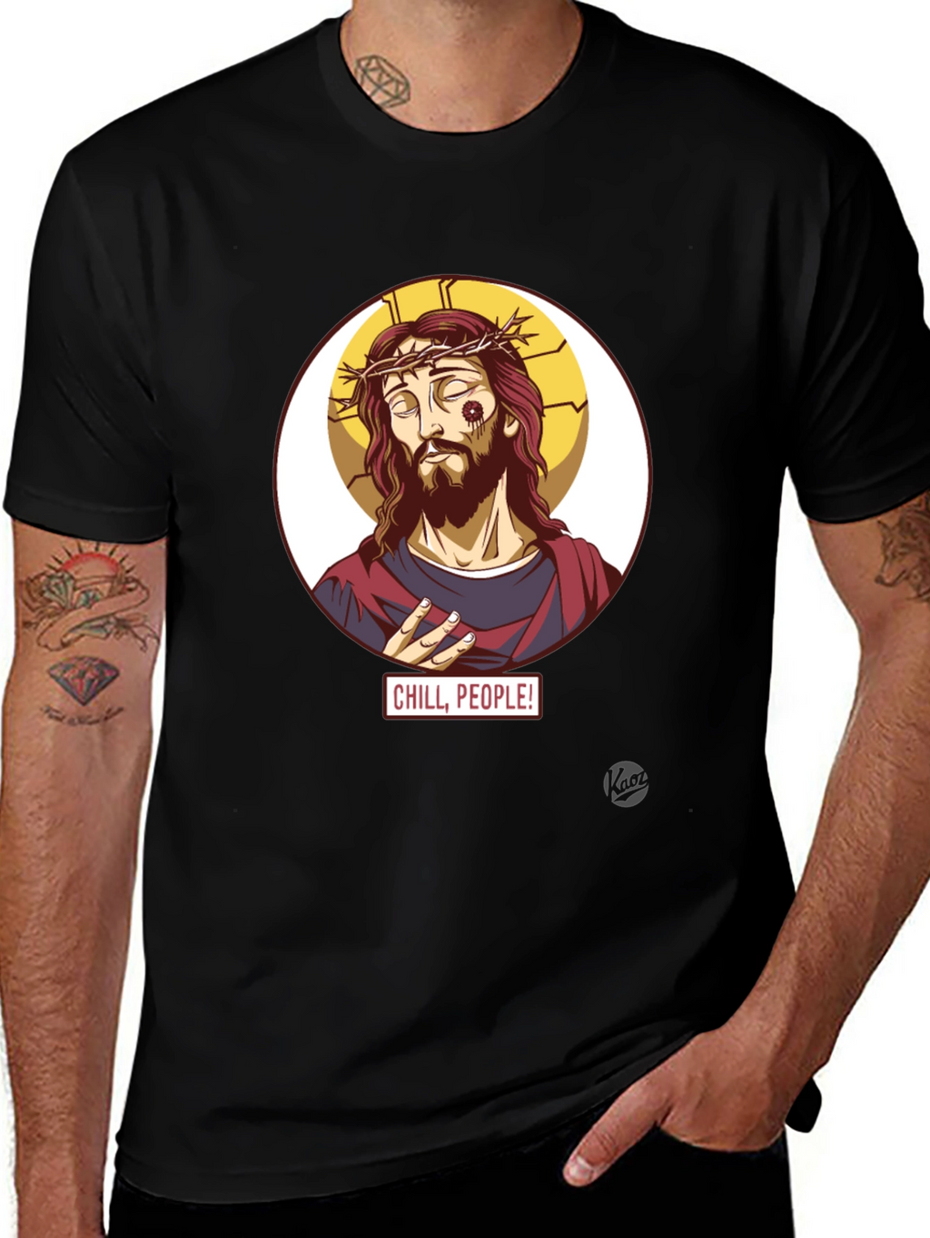 Chill People! Jesus T-Shirt - Cool Graphic Tee