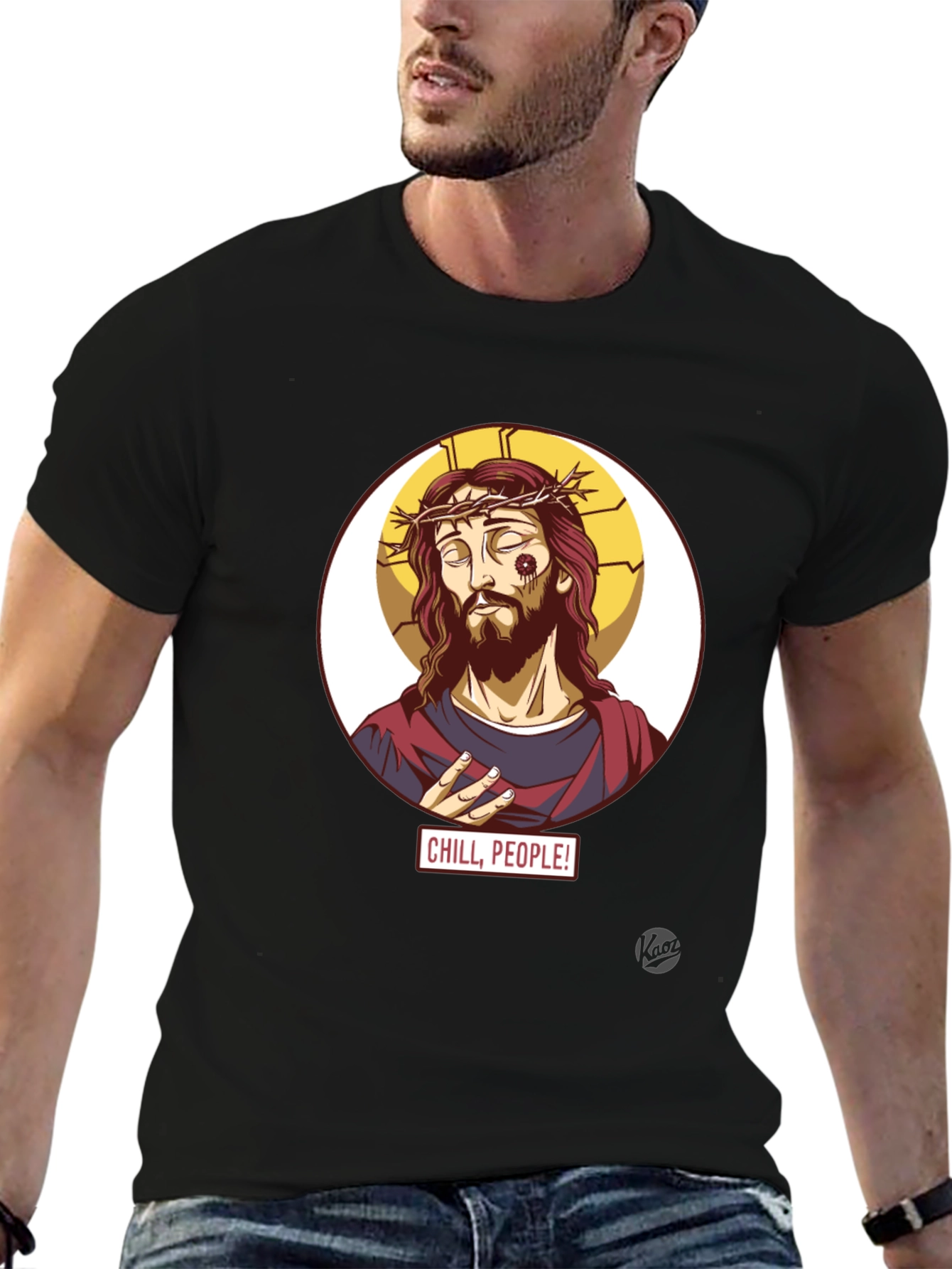Chill People! Jesus T-Shirt - Cool Graphic Tee