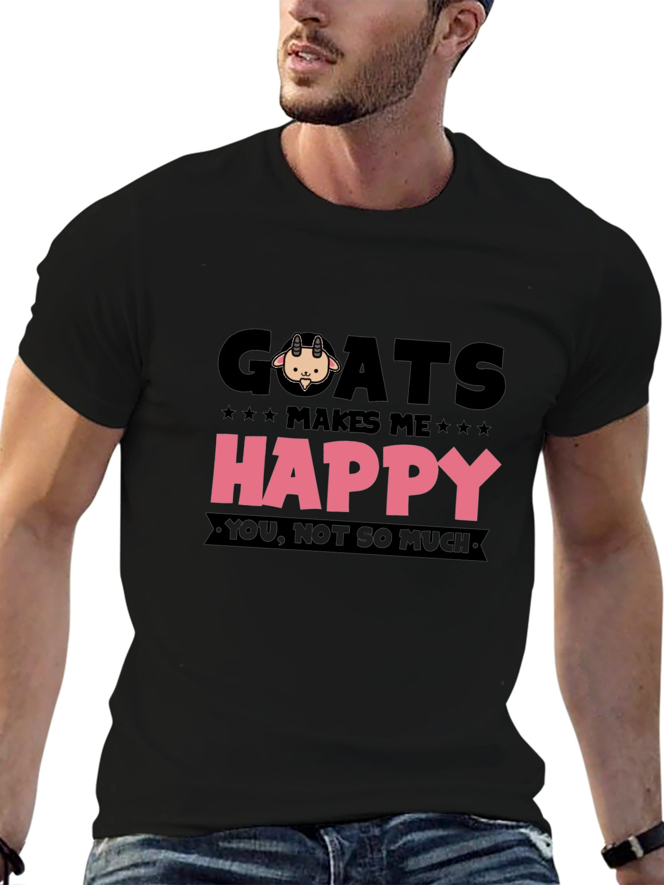 Goats Make Me Happy T-Shirt