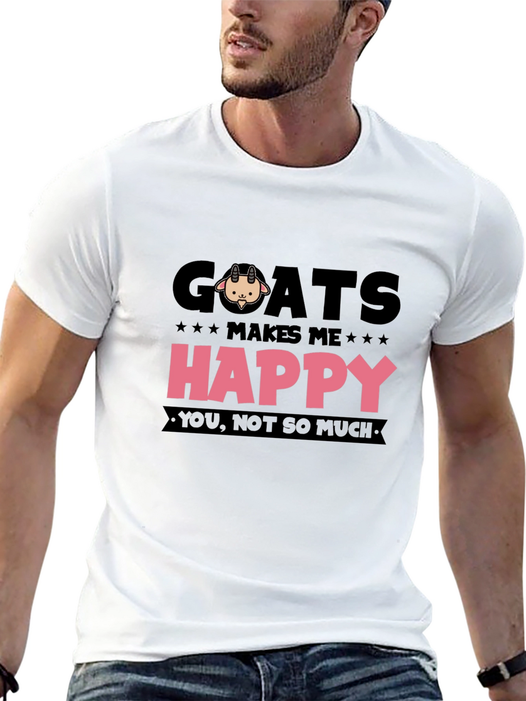 Goats Make Me Happy T-Shirt