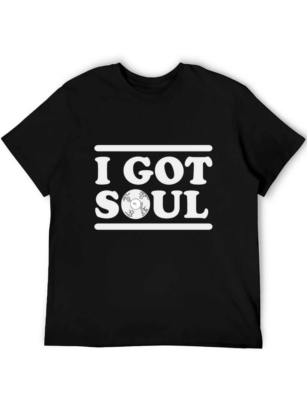 I Got Soul Graphic Tee - Black Cotton T-Shirt