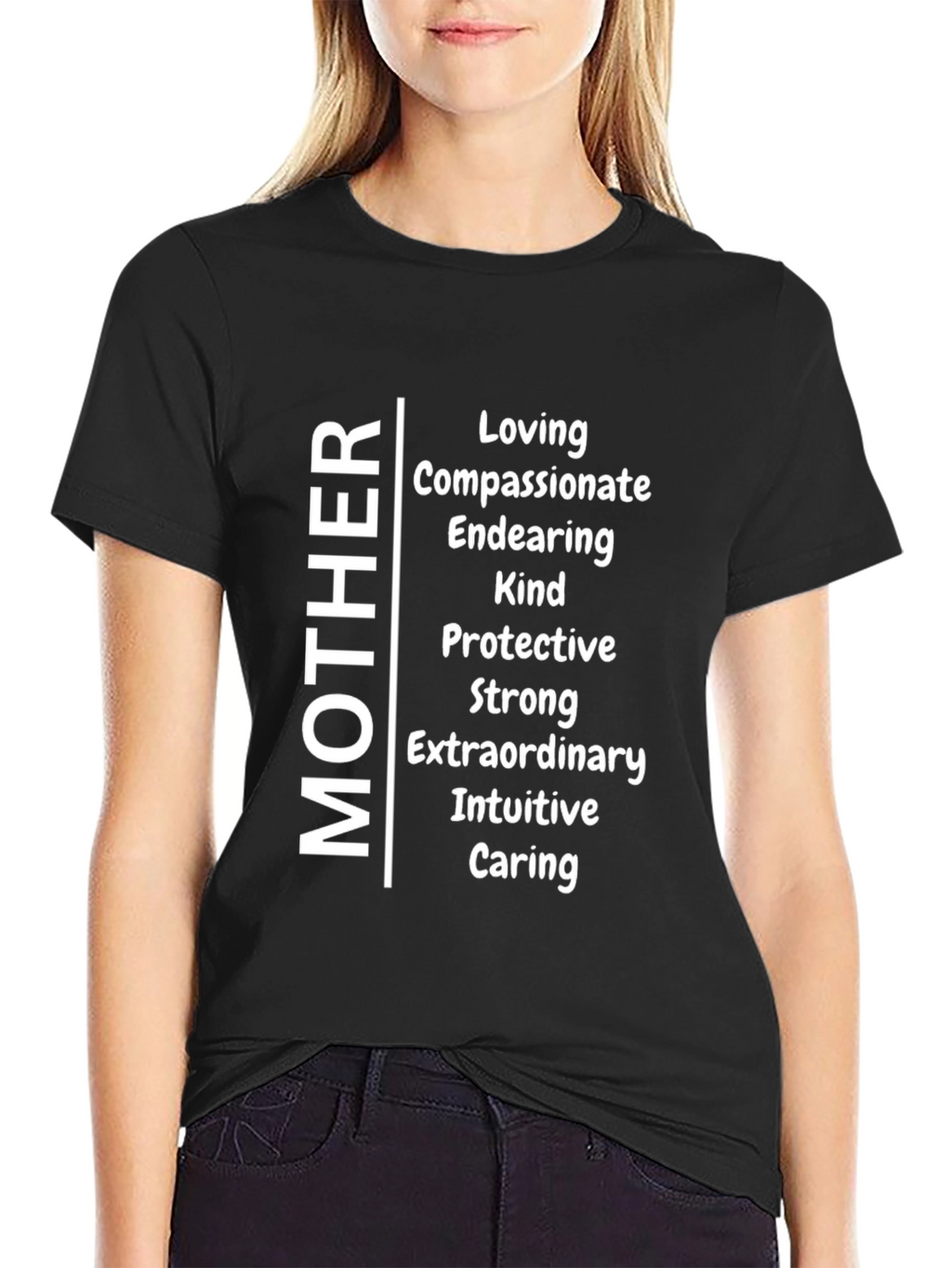 Mother Definition Black Graphic Tee