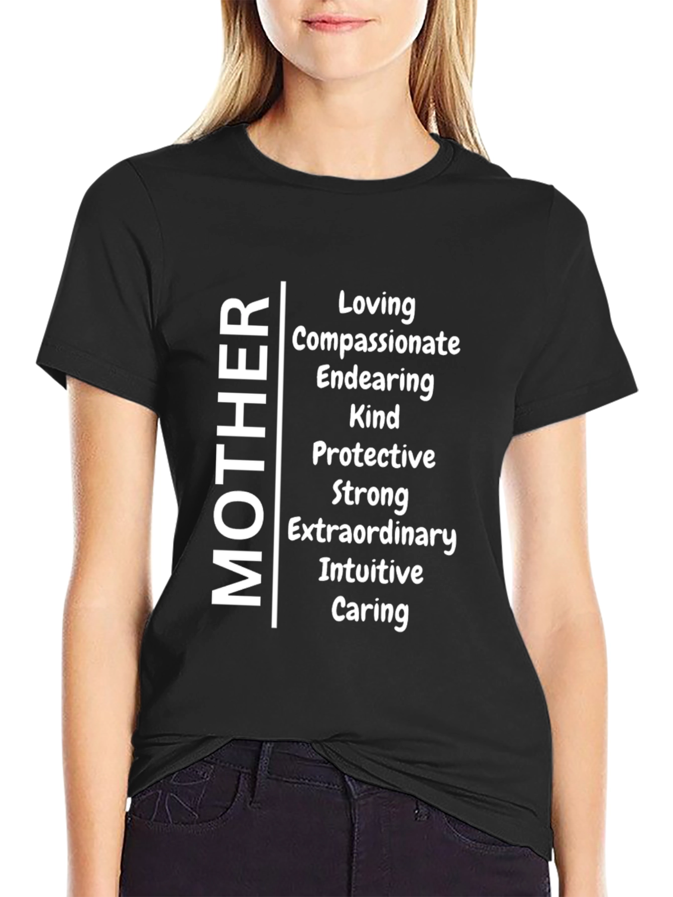 Mother Definition Black Graphic Tee