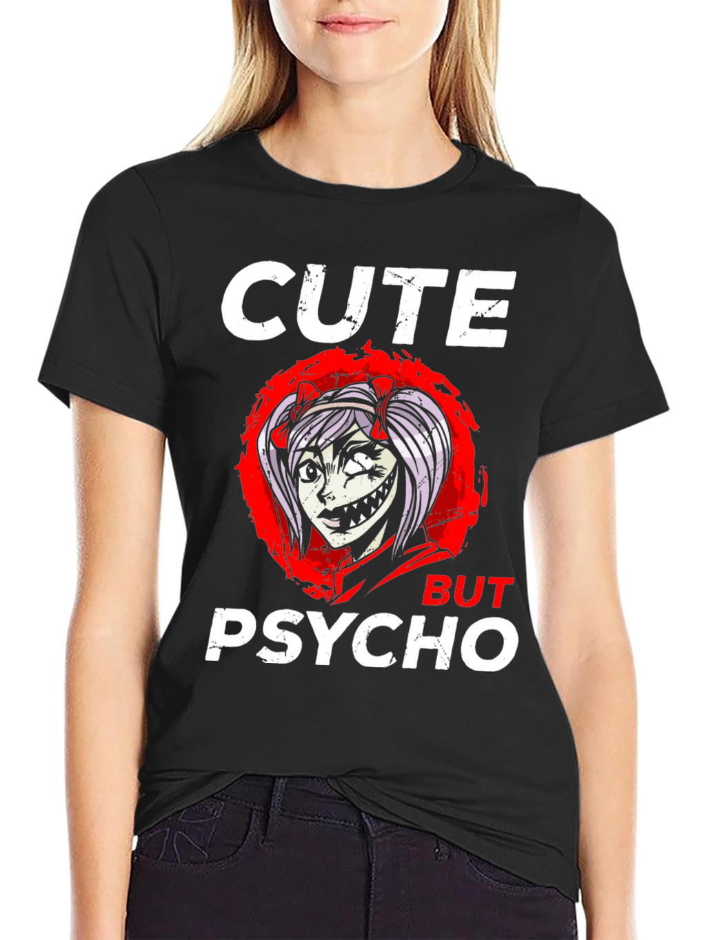 Cute But Psycho Graphic Tee