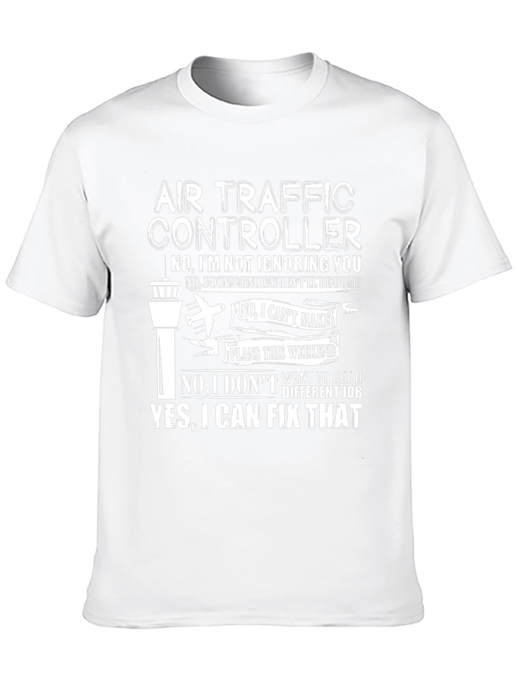 Air Traffic Controller Graphic T-Shirt Funny Aviation Tee