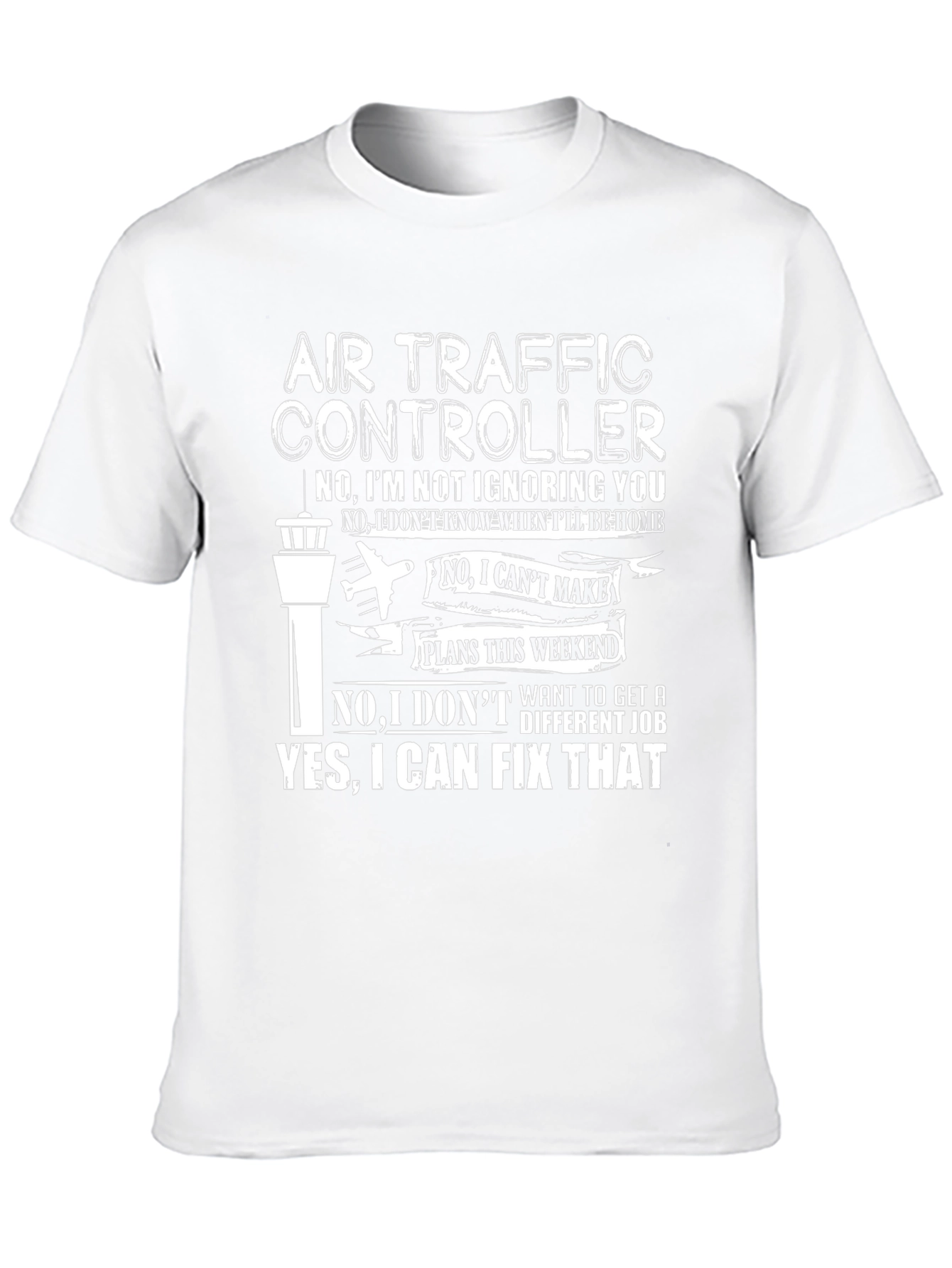 Air Traffic Controller Graphic T-Shirt Funny Aviation Tee
