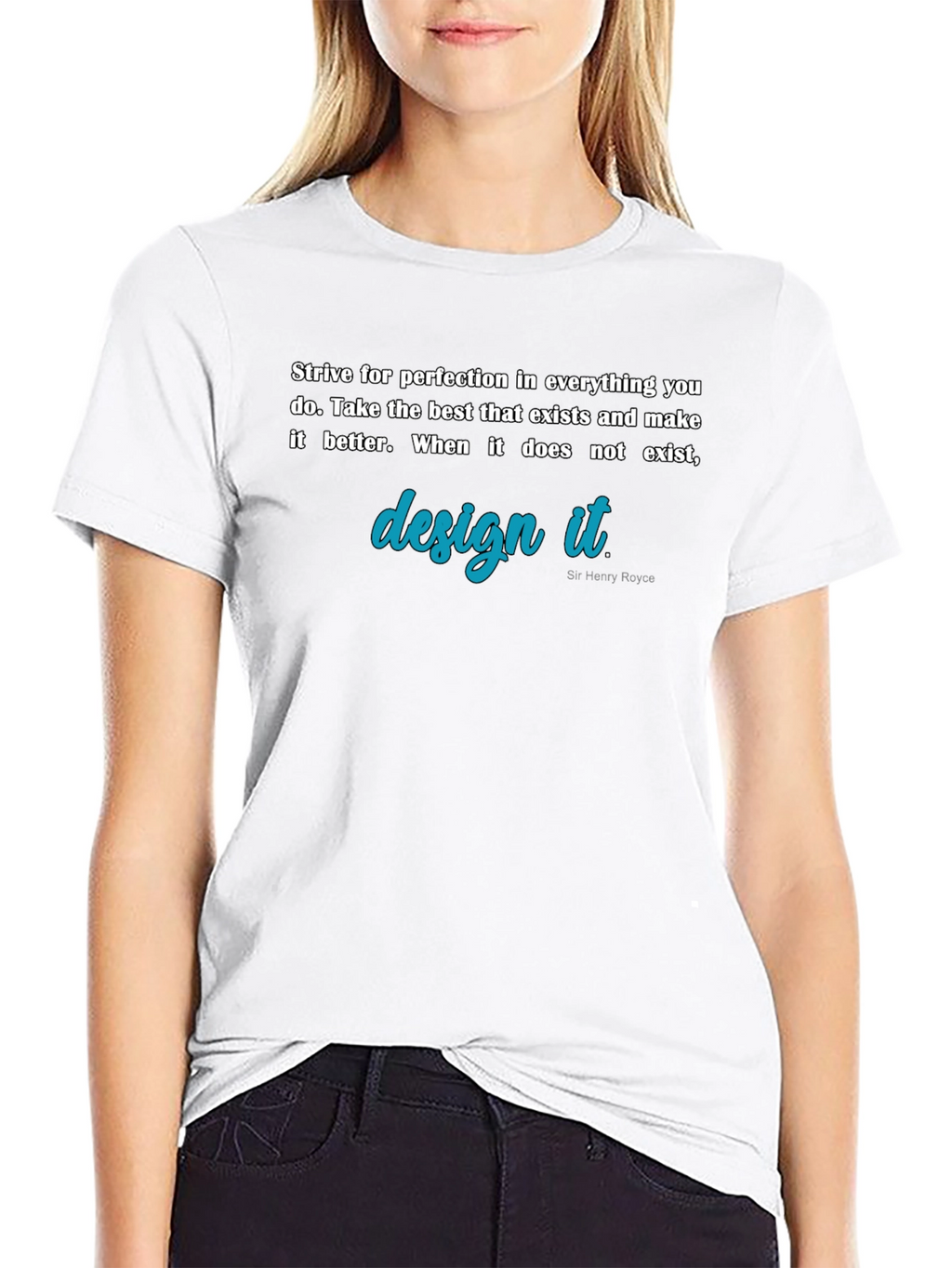 Strive for Perfection T-Shirt - Inspirational Design
