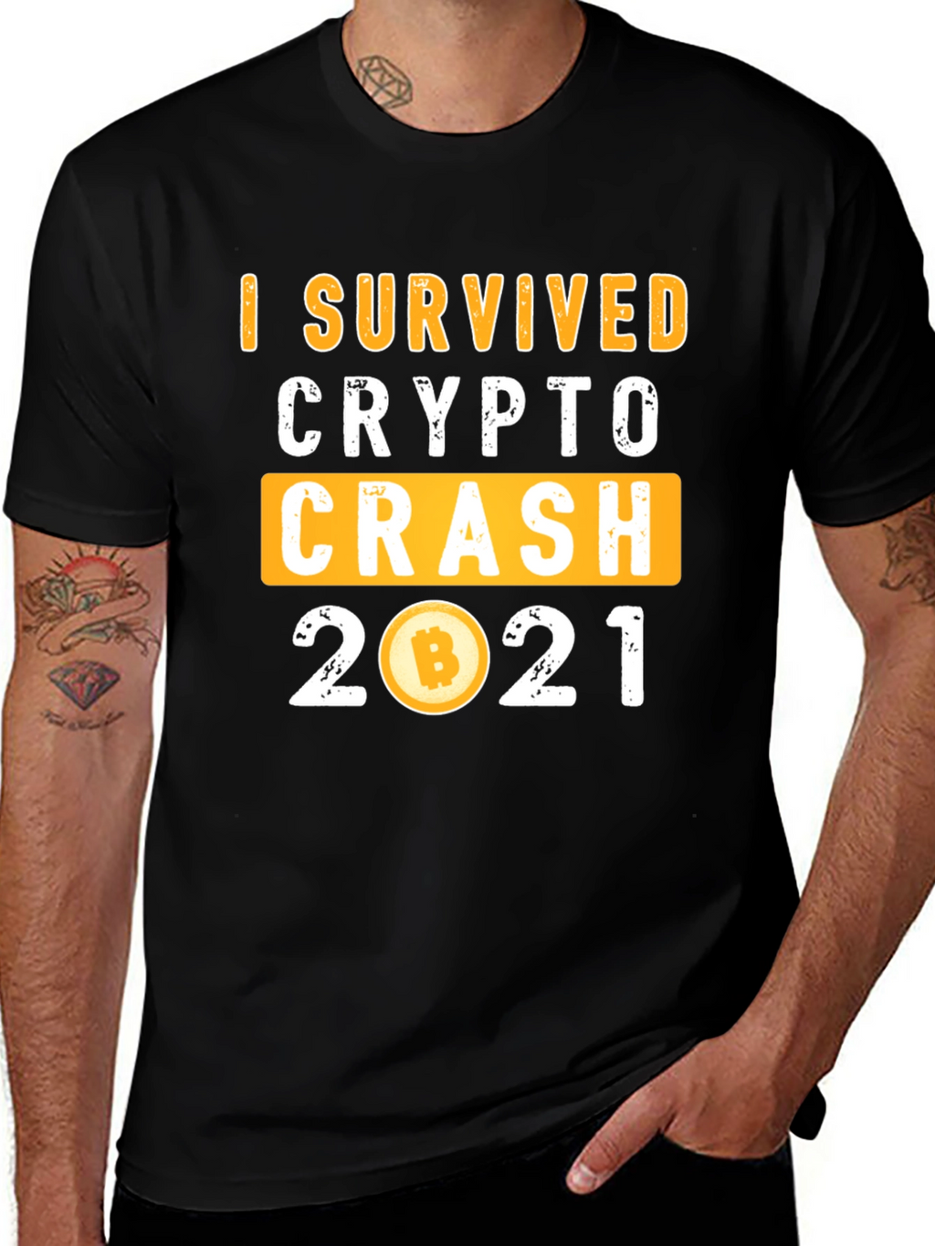 I Survived Crypto Crash 2021 T-Shirt