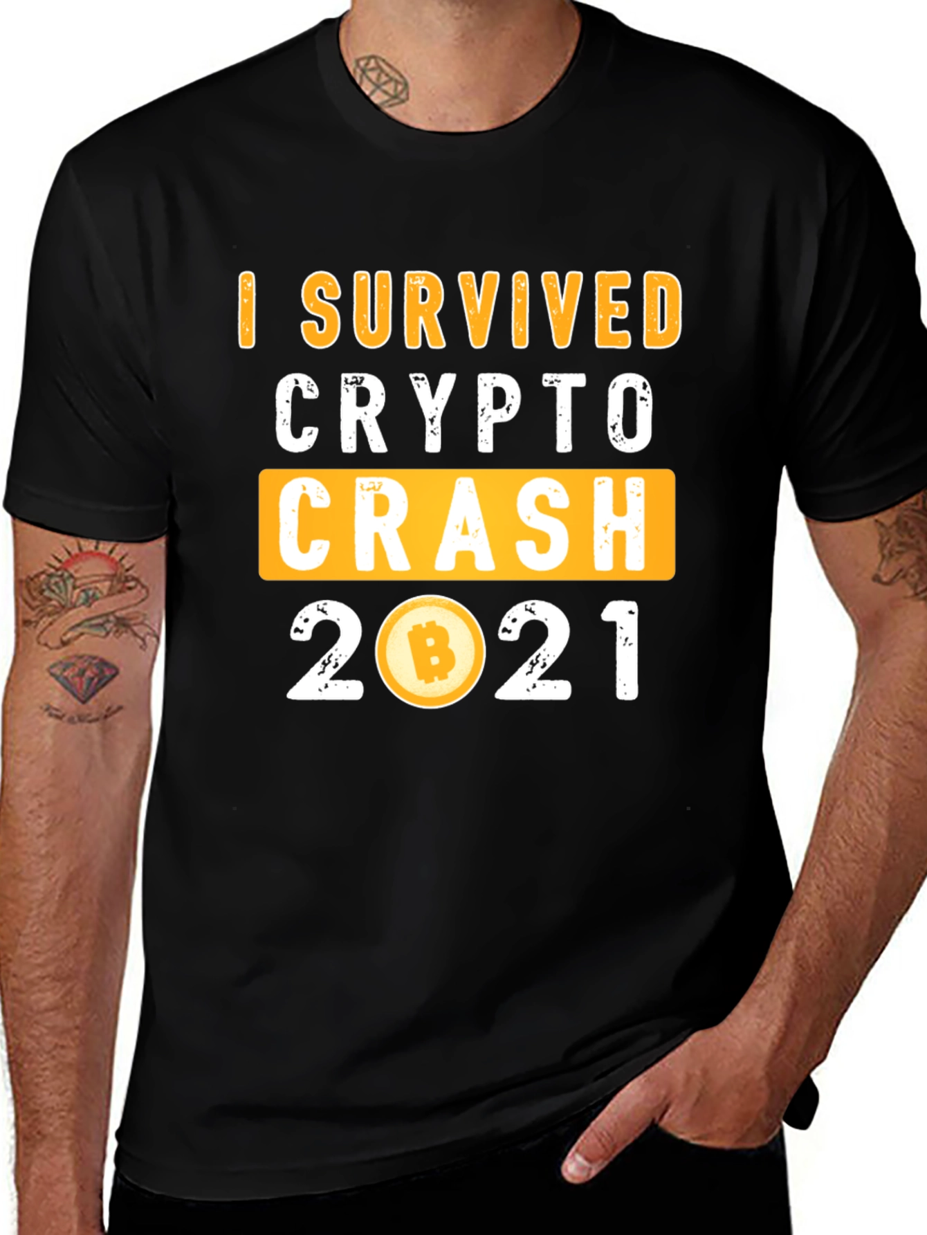 I Survived Crypto Crash 2021 T-Shirt