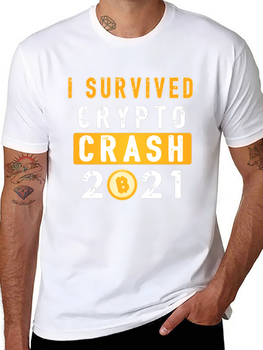 I Survived Crypto Crash 2021 T-Shirt