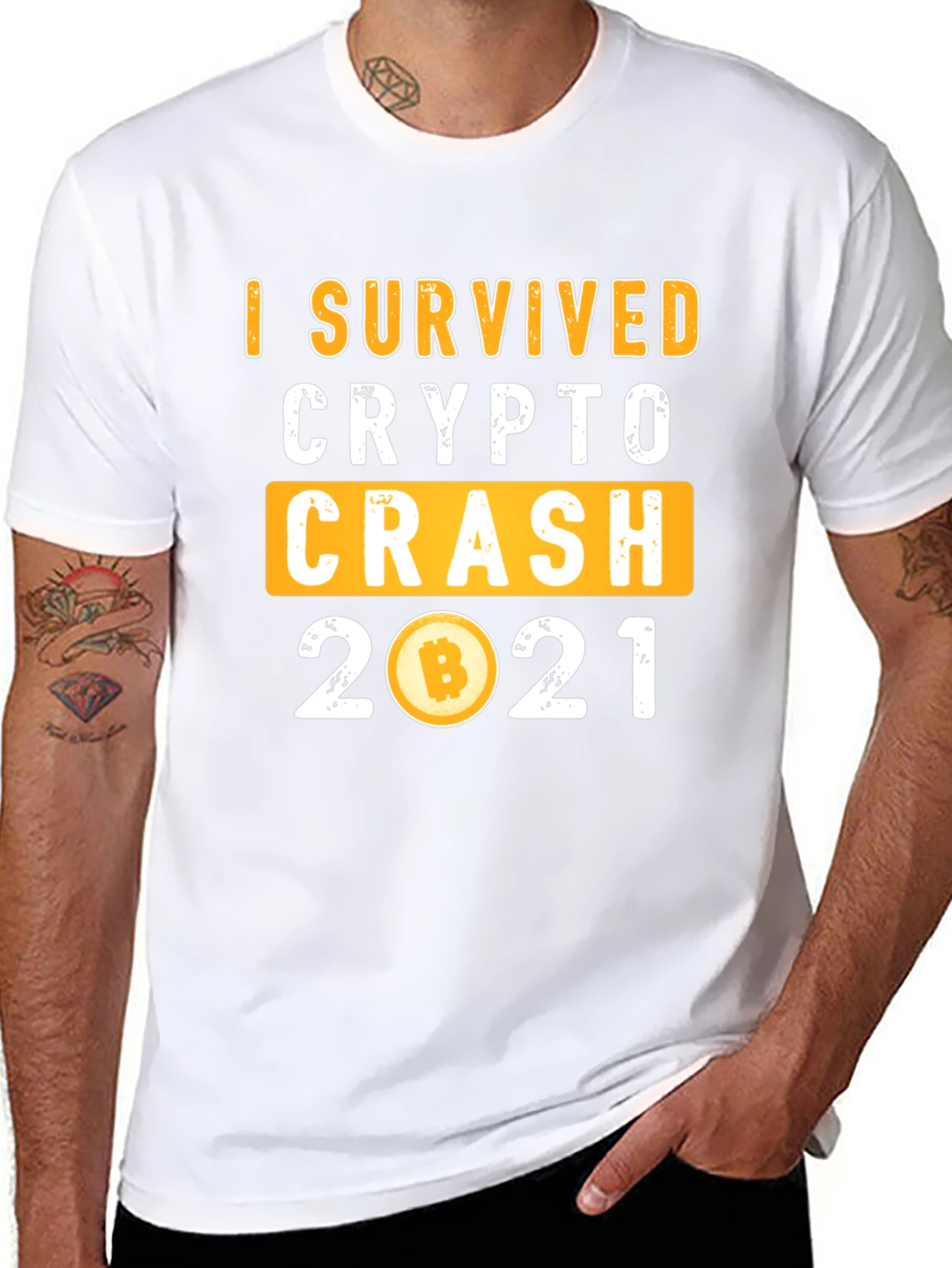 I Survived Crypto Crash 2021 T-Shirt