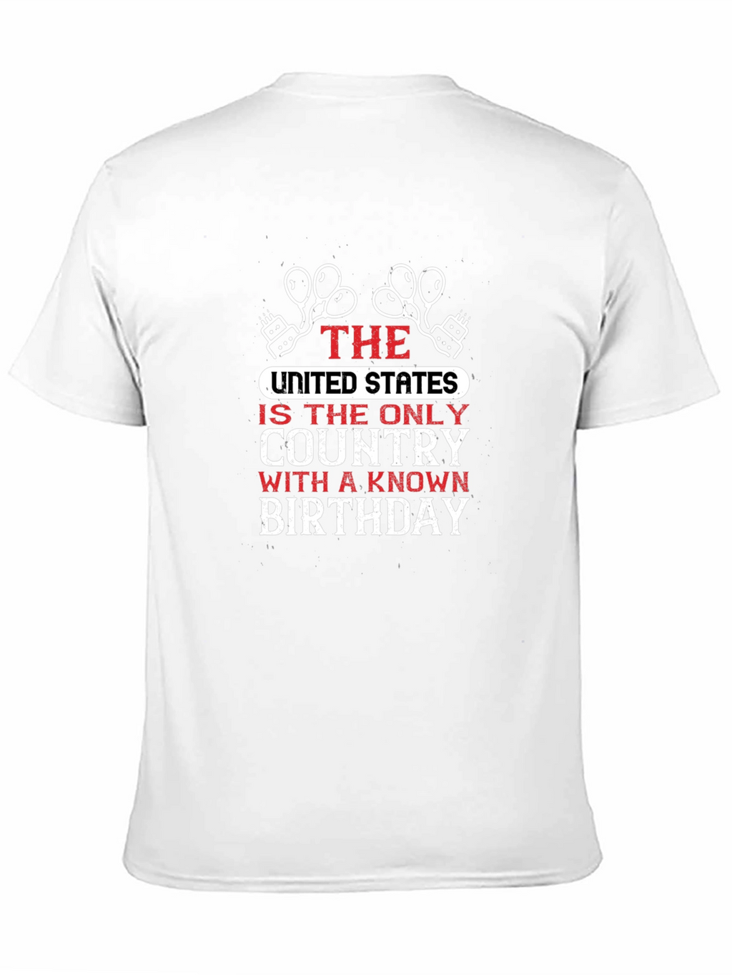 USA Birthday Graphic Tee - Patriotic Shirt