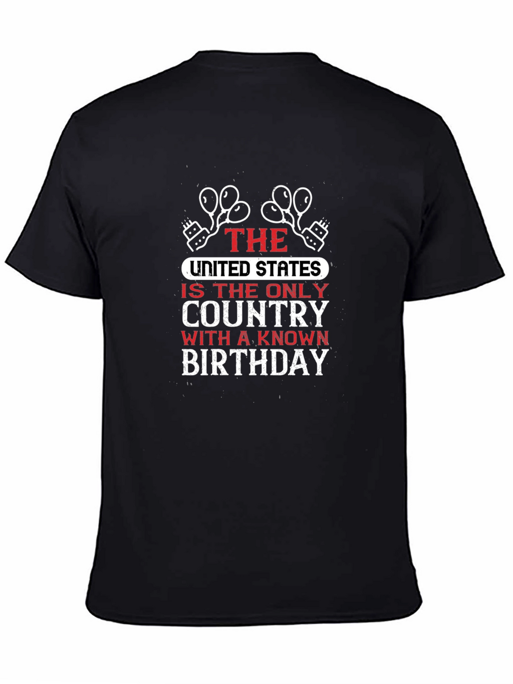 USA Birthday Graphic Tee - Patriotic Shirt