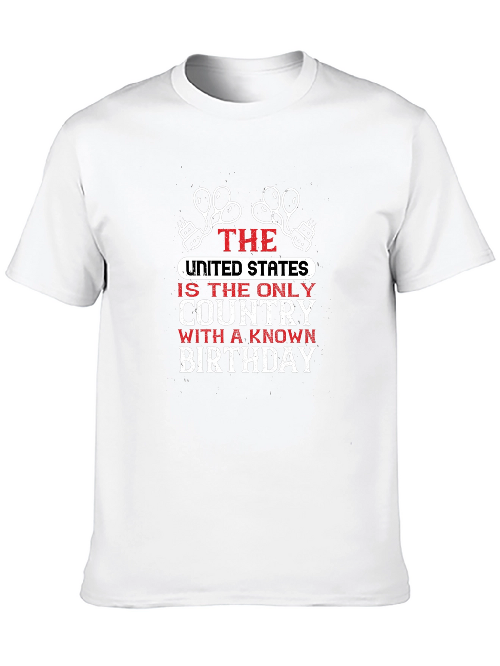 USA Birthday Graphic Tee - Patriotic Shirt