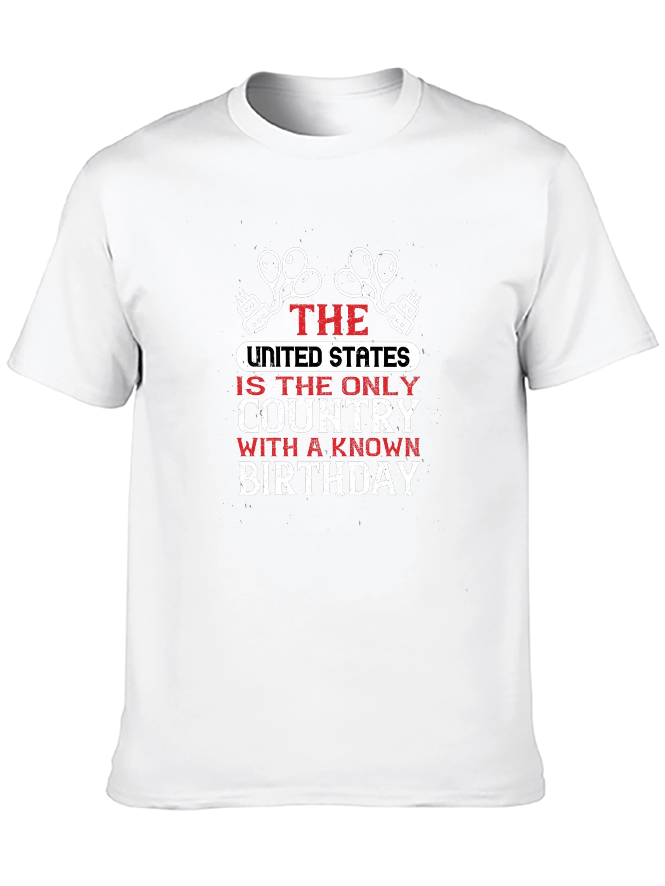 USA Birthday Graphic Tee - Patriotic Shirt