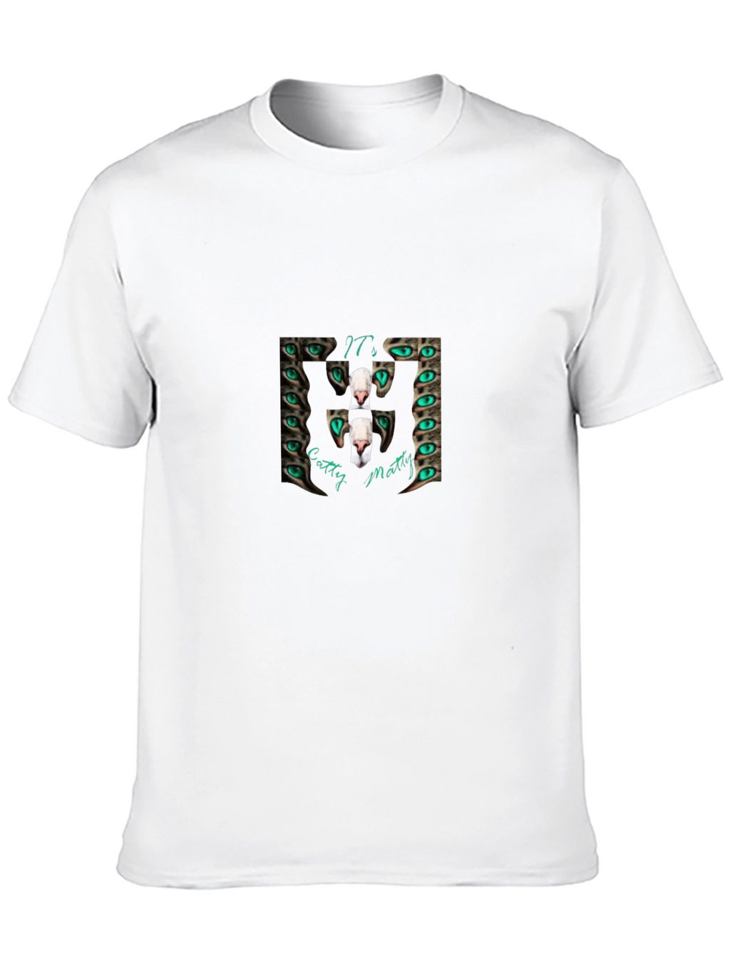 Catty Matty Graphic Tee - Black