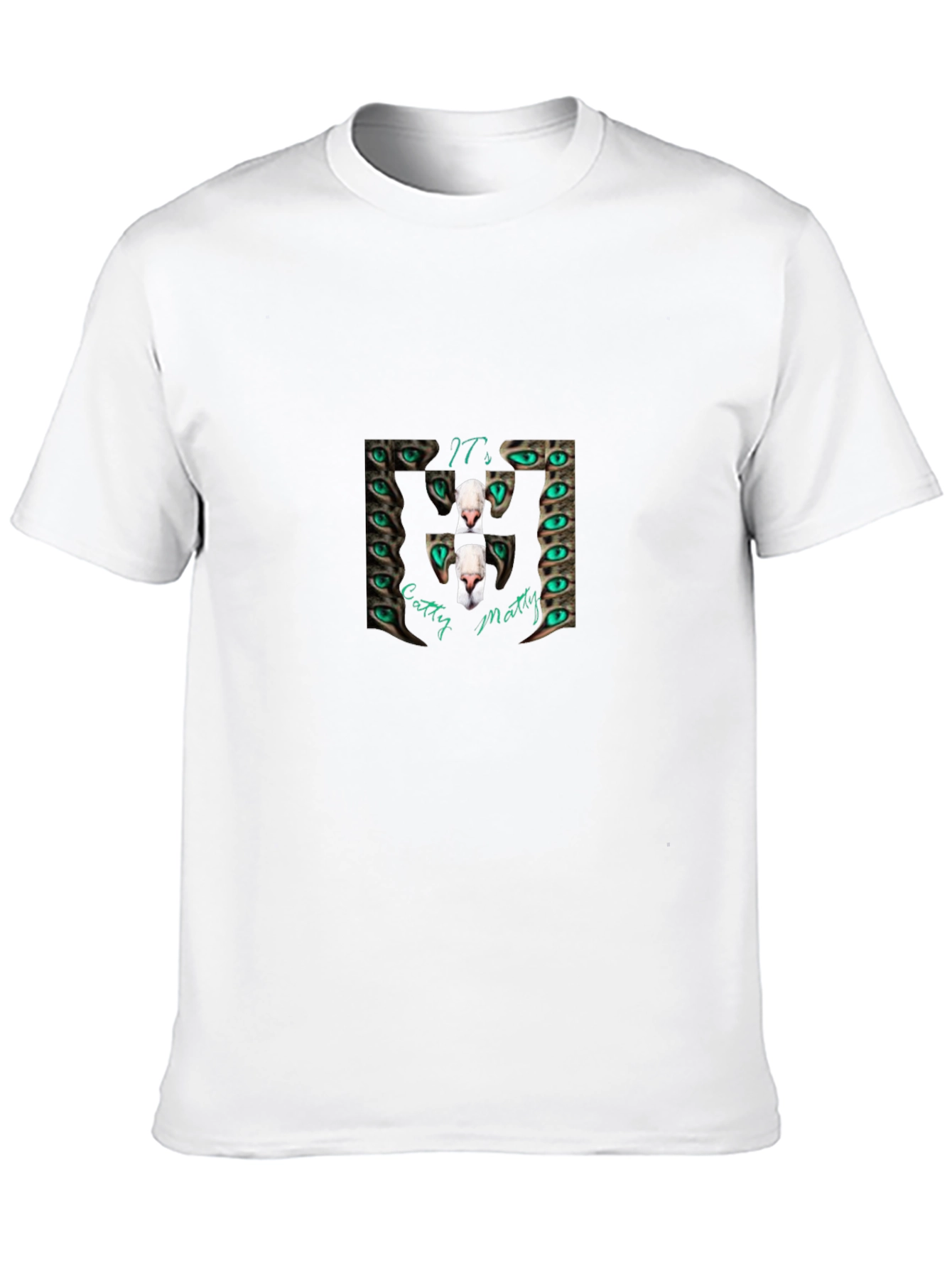 Catty Matty Graphic Tee - Black