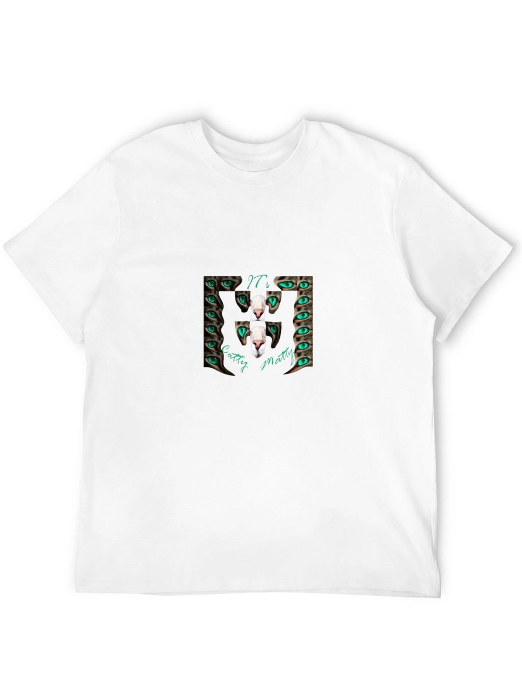 Catty Matty Graphic Tee - Black