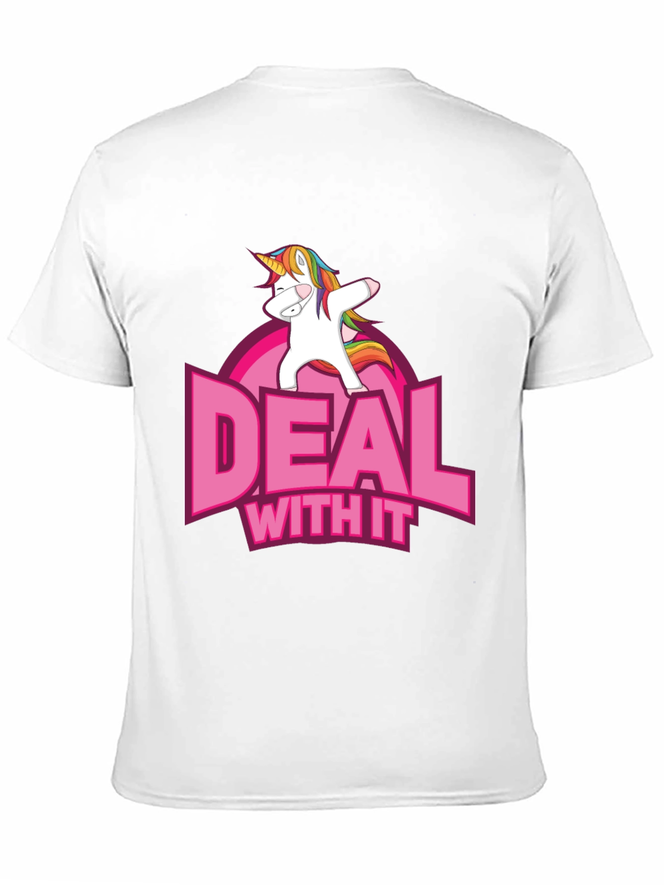 Deal With It Unicorn Graphic T-Shirt