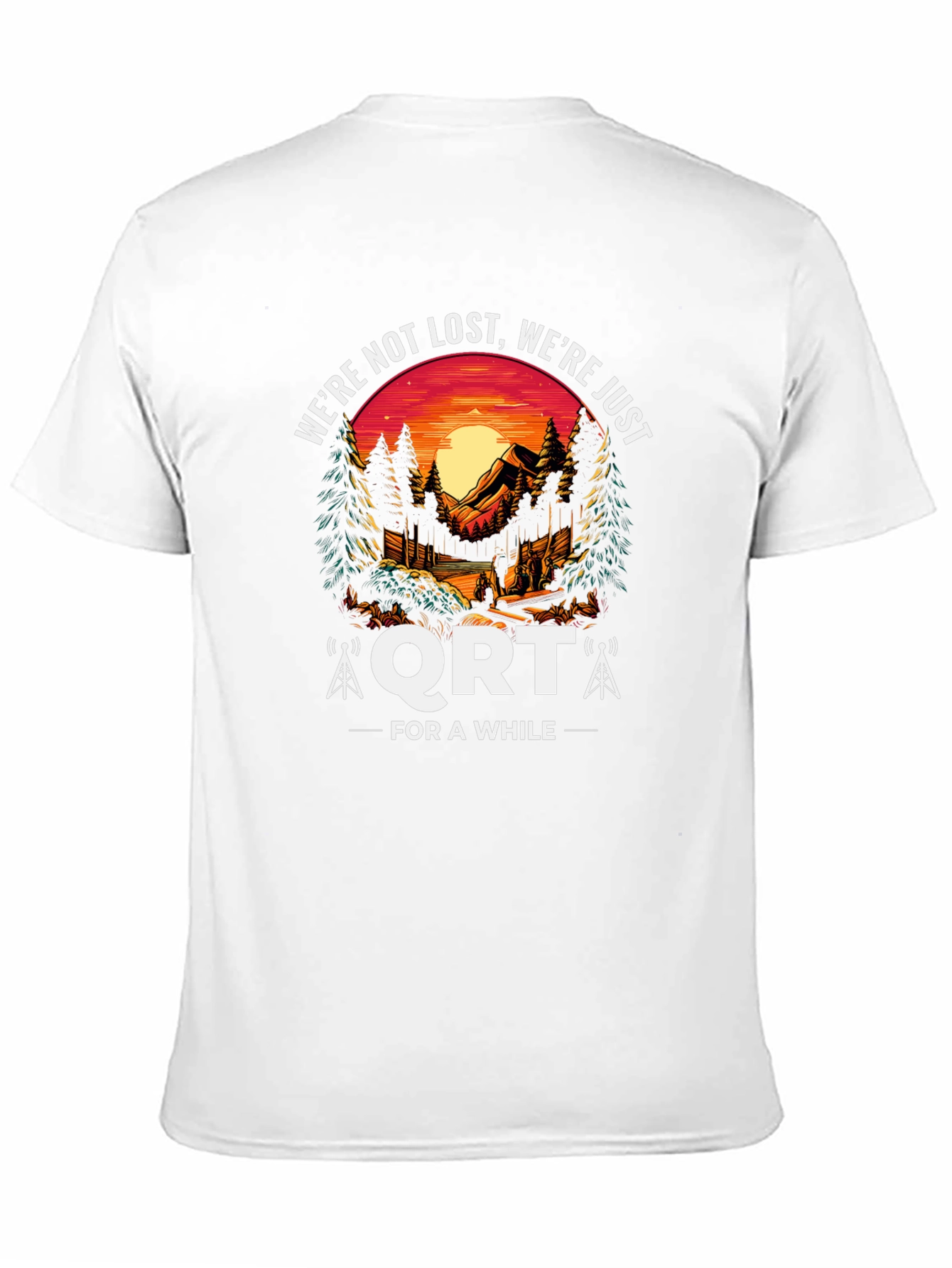 Ham Radio QRT Camping T-Shirt