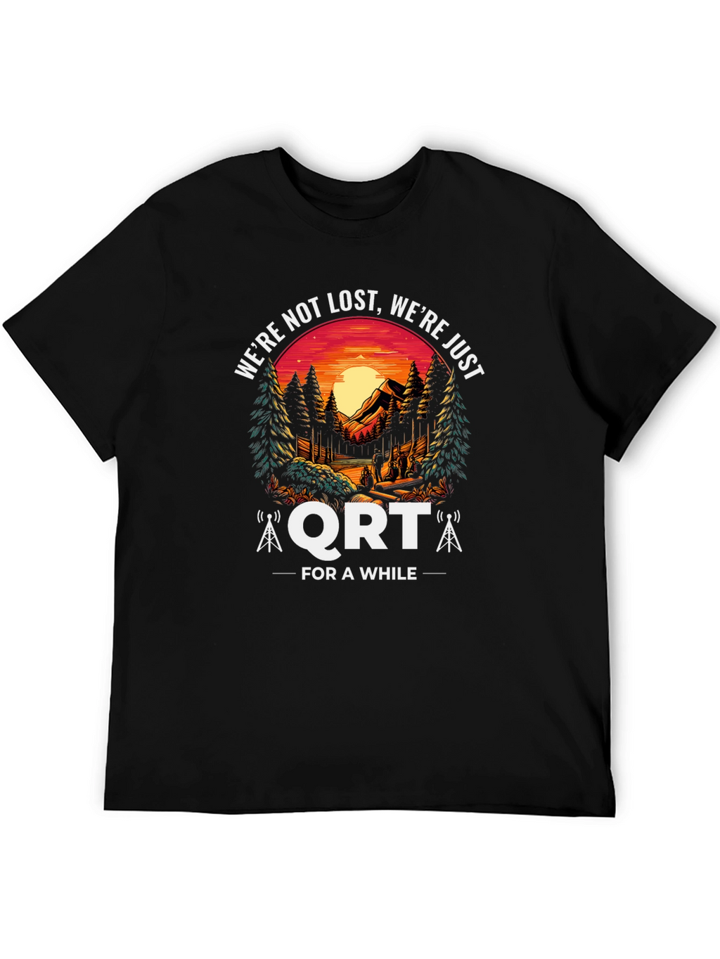 Ham Radio QRT Camping T-Shirt