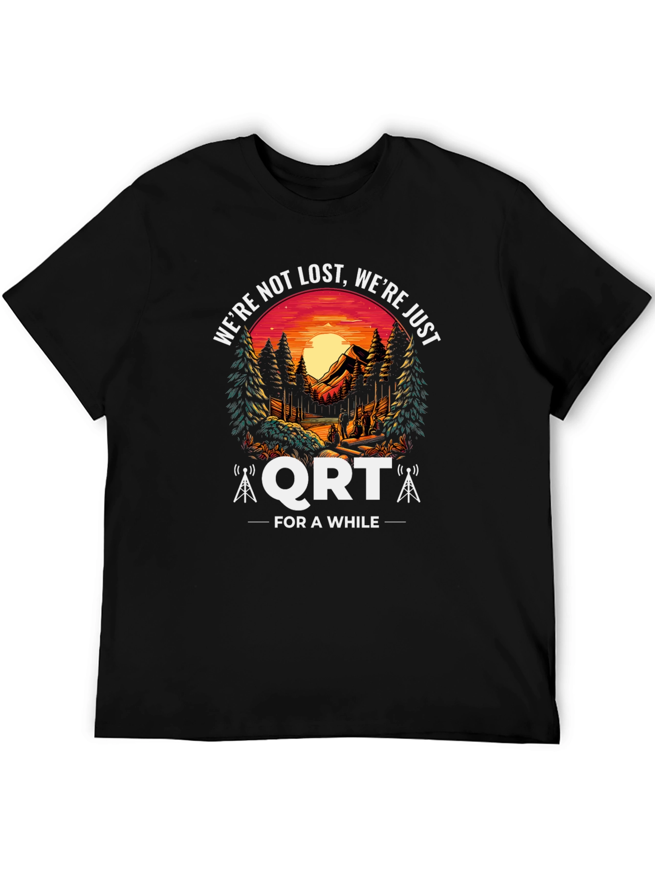 Ham Radio QRT Camping T-Shirt
